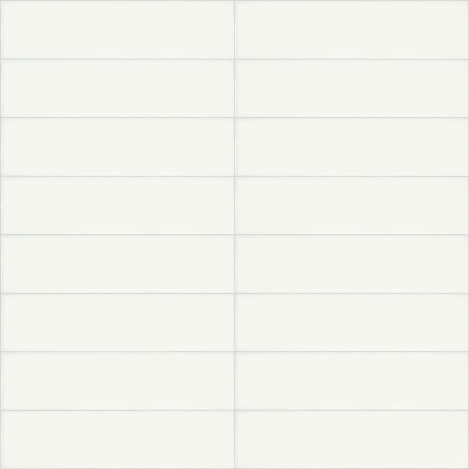 4” x 16” Canvas White Matte Ceramic Wall Tile 10.76SF