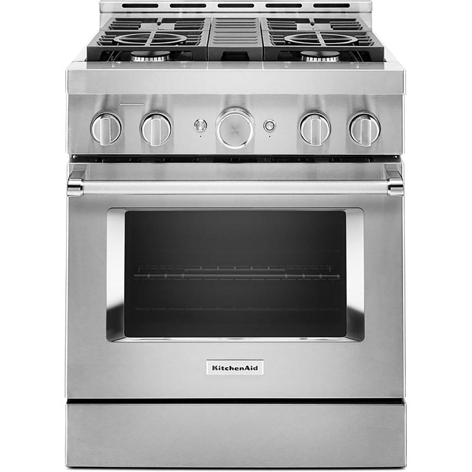 30" Gas Range with Even-Heat™ True Convection Stainless