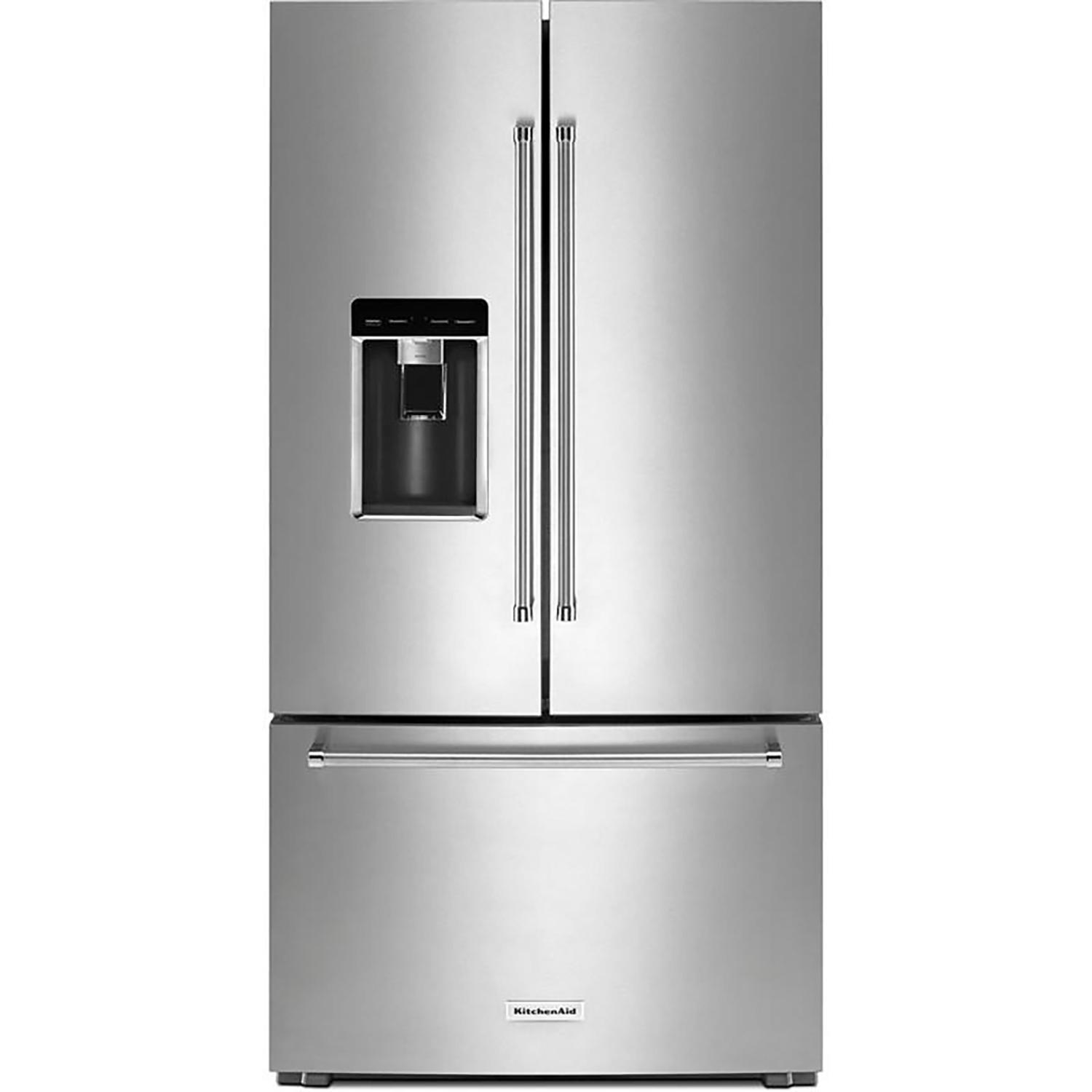 36" 23.8 Cu.Ft. Counter-Depth French 3-Door Refrigerator