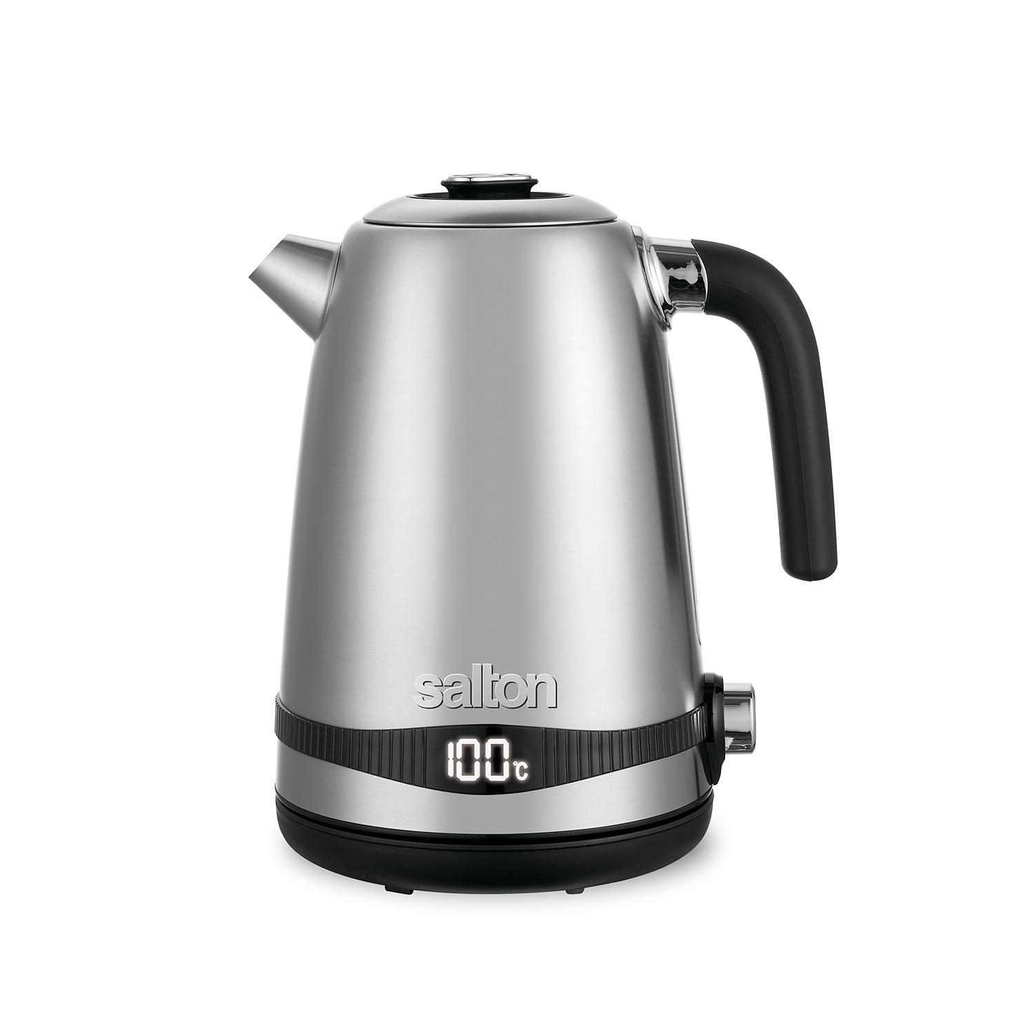 Cordless Stainless Steel Digital Kettle 1.7L