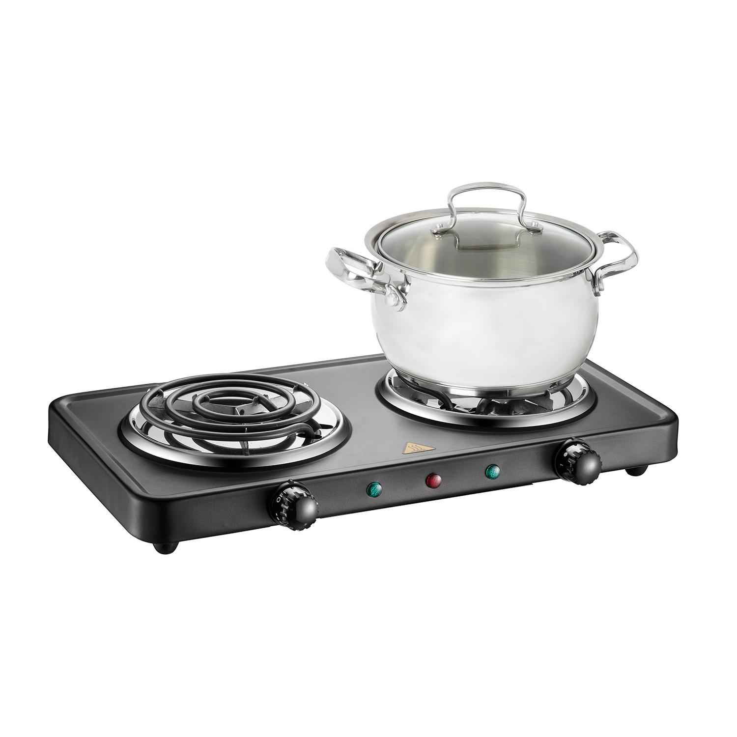Double Coil Portable Electric Cooktop