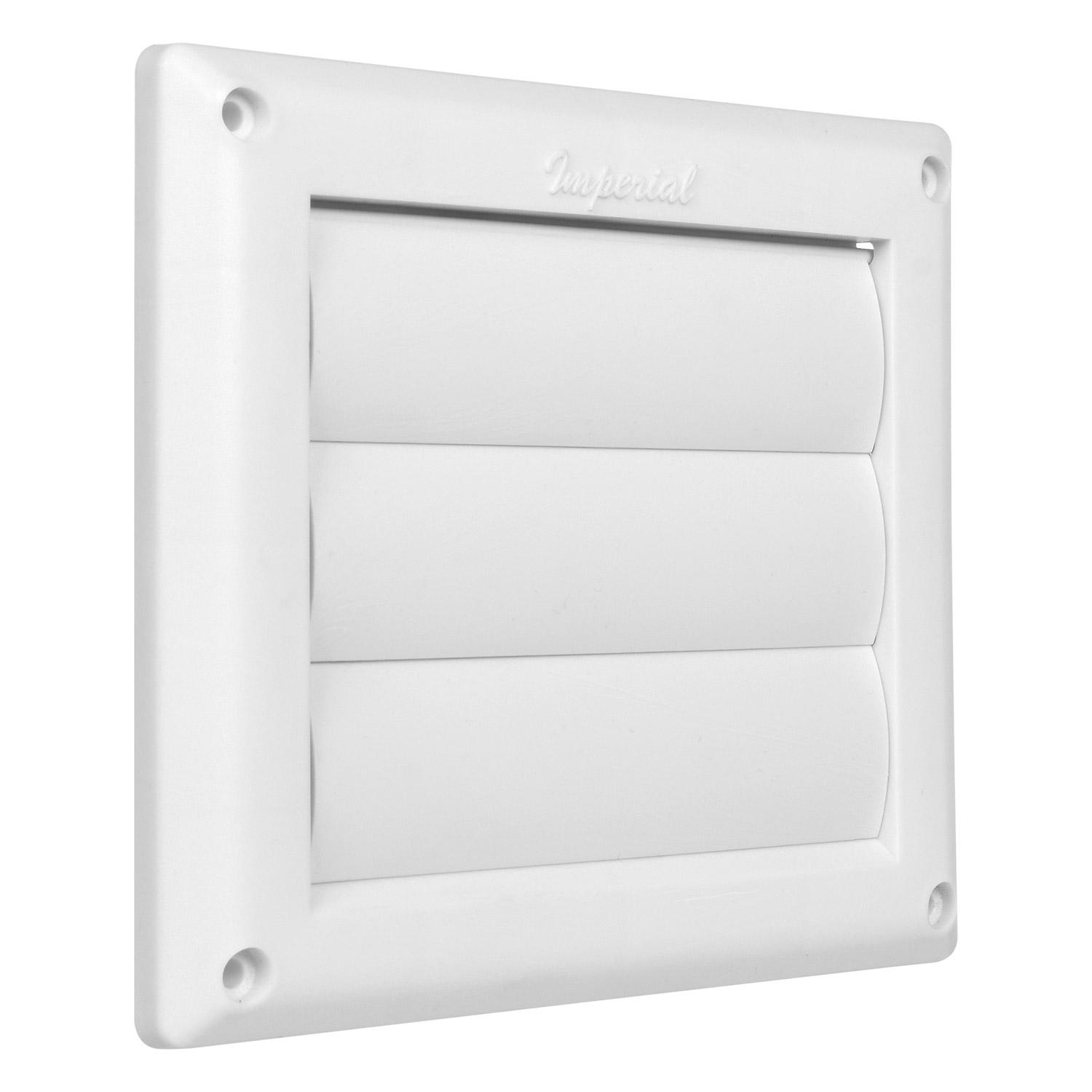 Capuchon d’Évent à Persiennes 4" Blanc