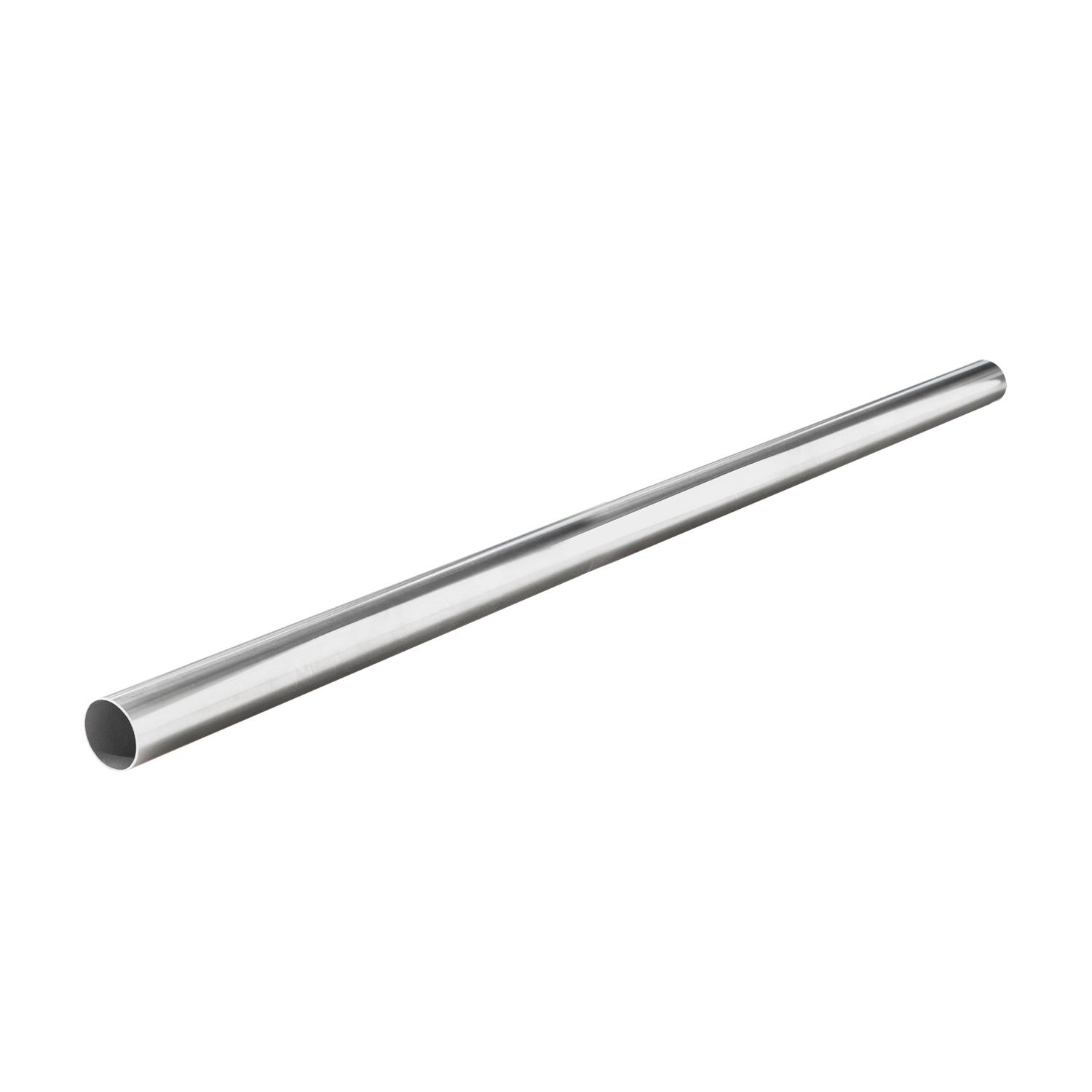 5' Straight Shower Rods - Polished Steel