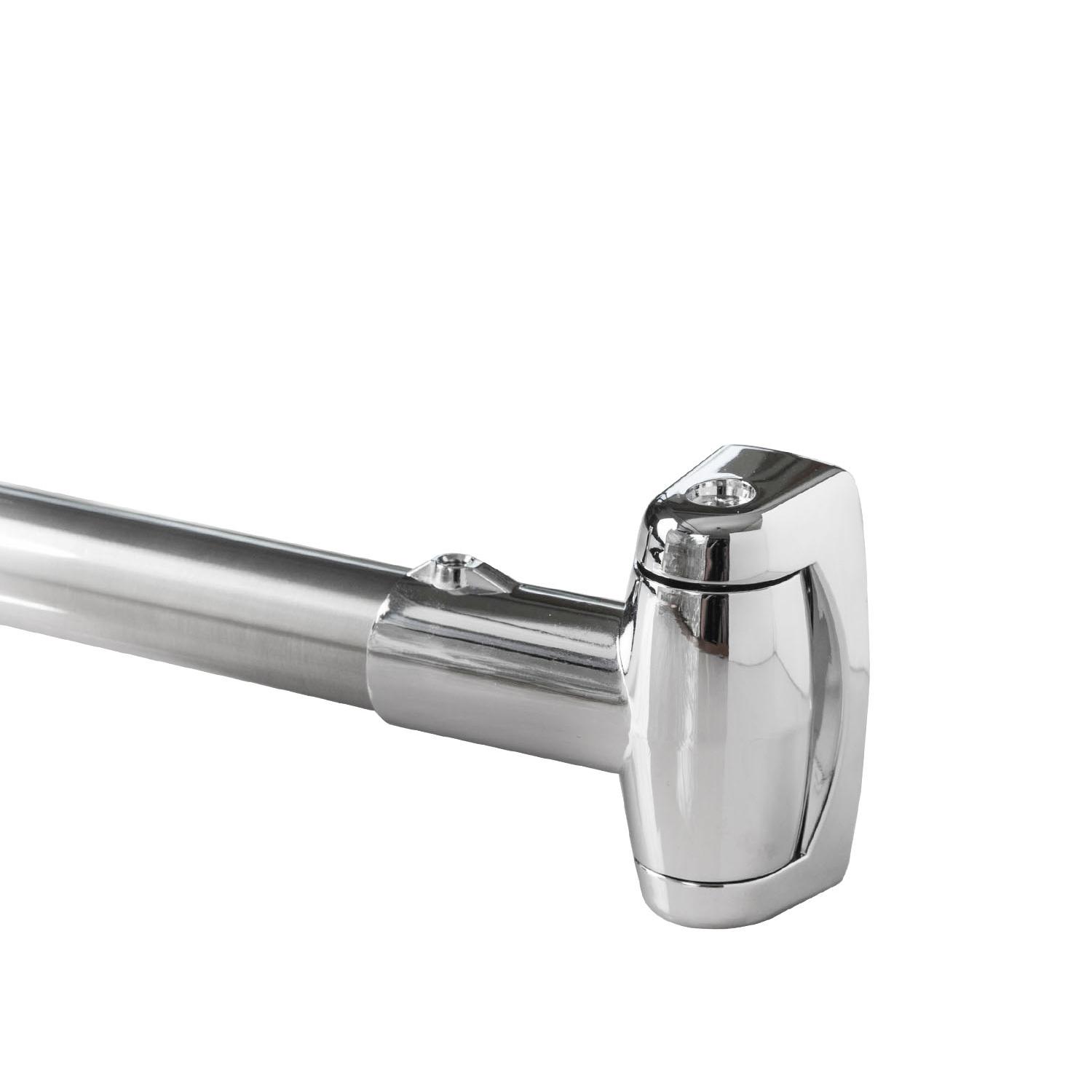 Curved Shower Rod 5' - Concealed Screw Polished Chrome