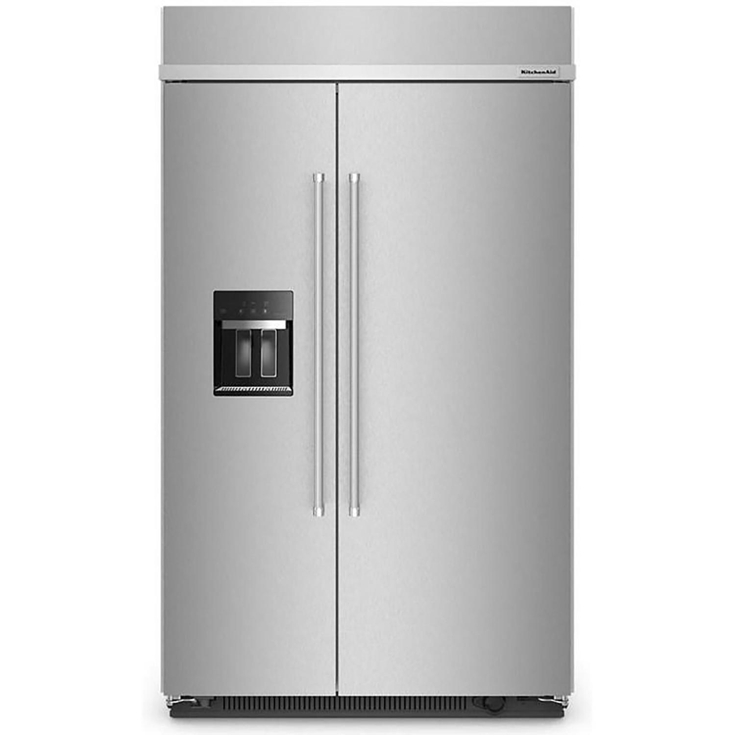 48" 19.4 cu. ft. Side-by-Side Refrigerator Stainless Steel