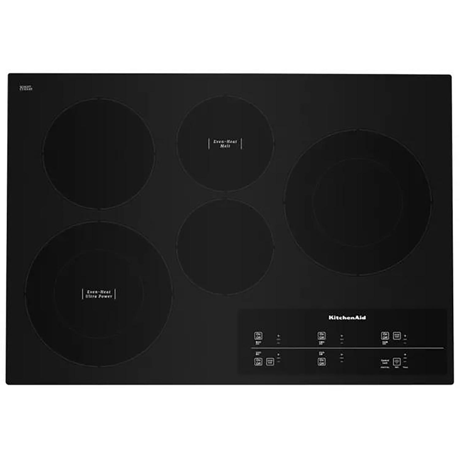 30" Electric Cooktop with Touch-Activated Controls