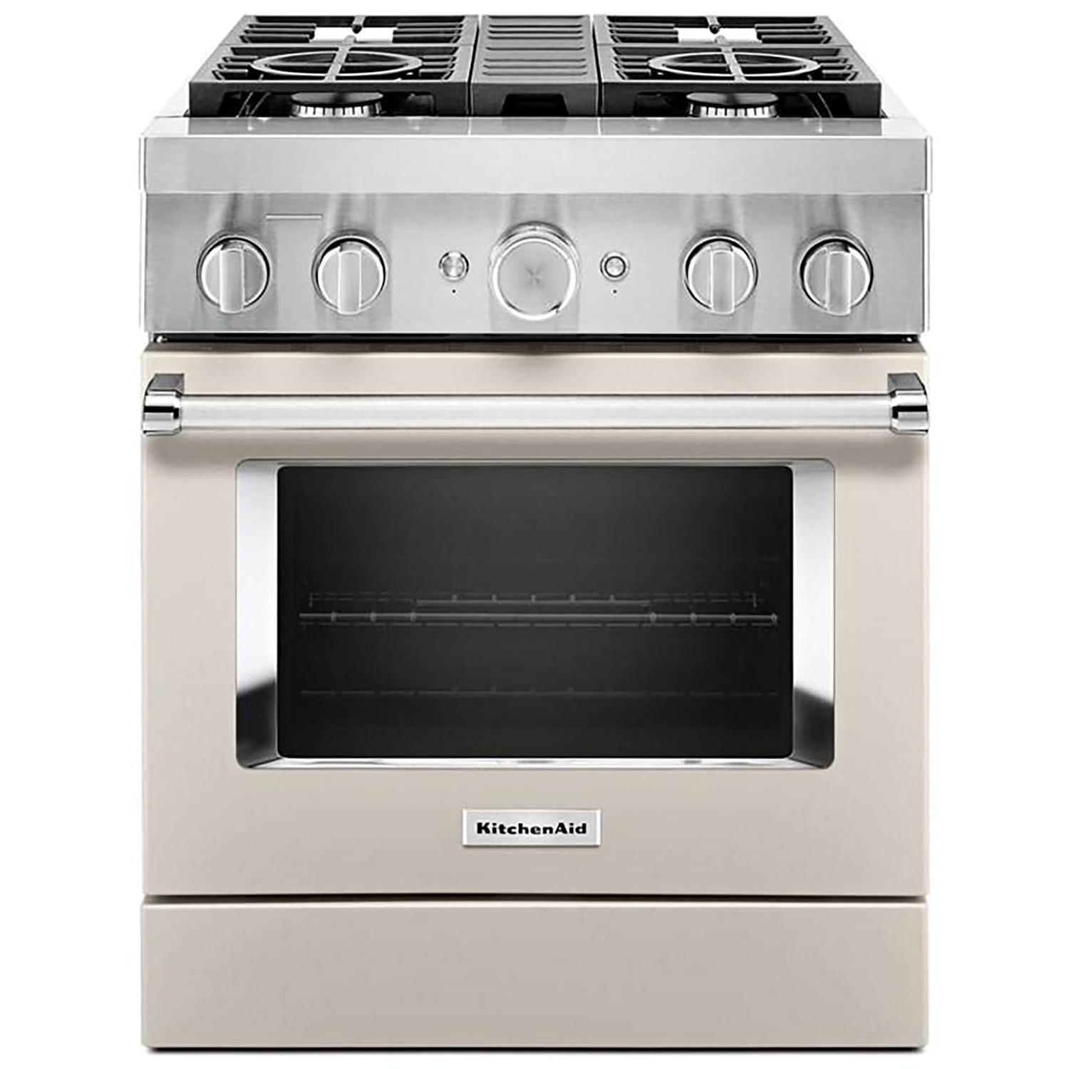 30" Dual Fuel Range w/ Even-Heat™ True Convection Beige