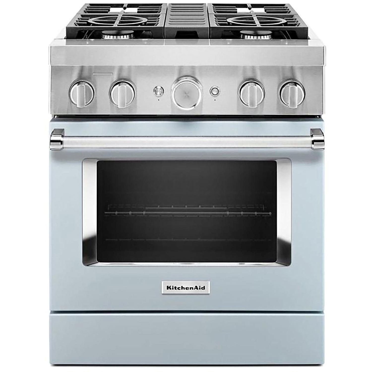 30" Dual Fuel Range w/ Even-Heat™ True Convection Blue