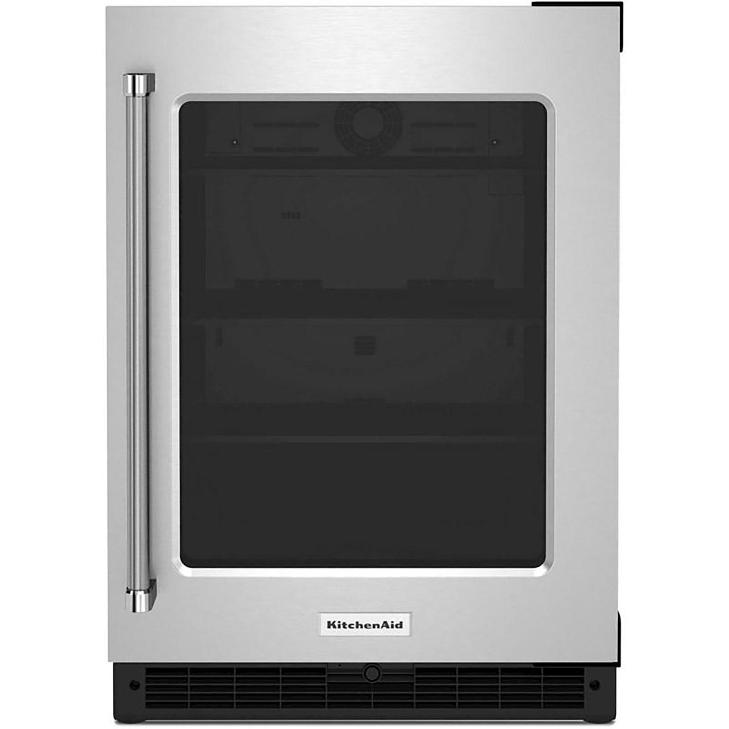24" Undercounter Refrigerator With Glass Door