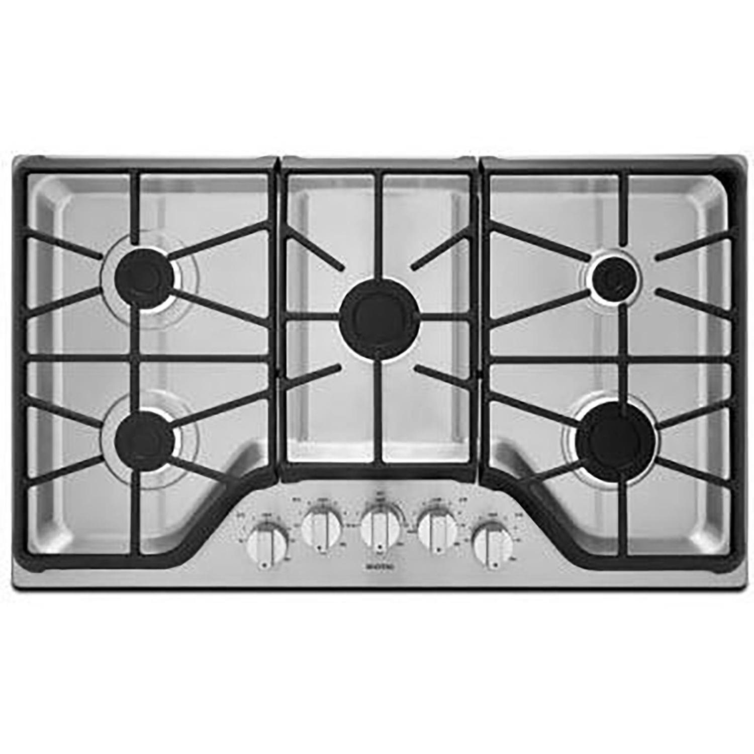36" 5-Burner Gas Cooktop with Power ™ Burner