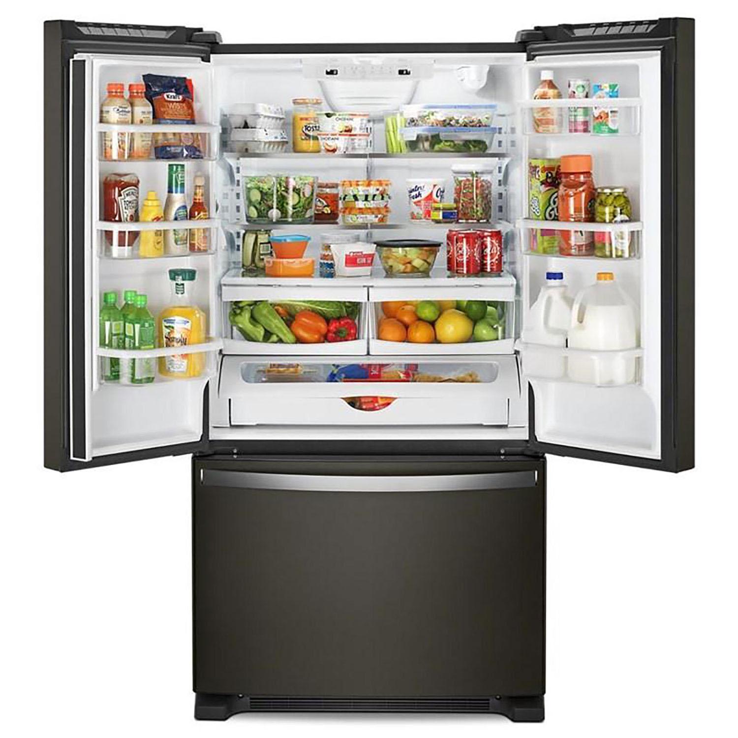 33" 22.1cf Freestanding French 3-Door Refrigerator