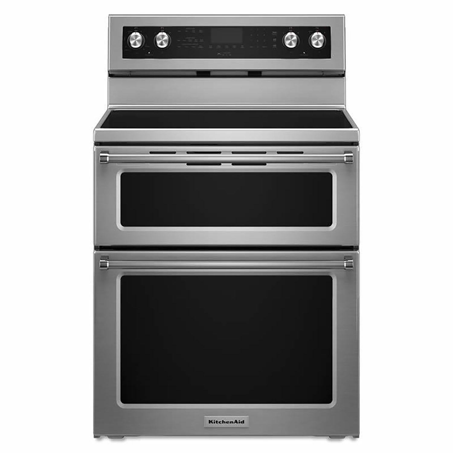 30" 5 Burner Electric Double Oven Convection Range