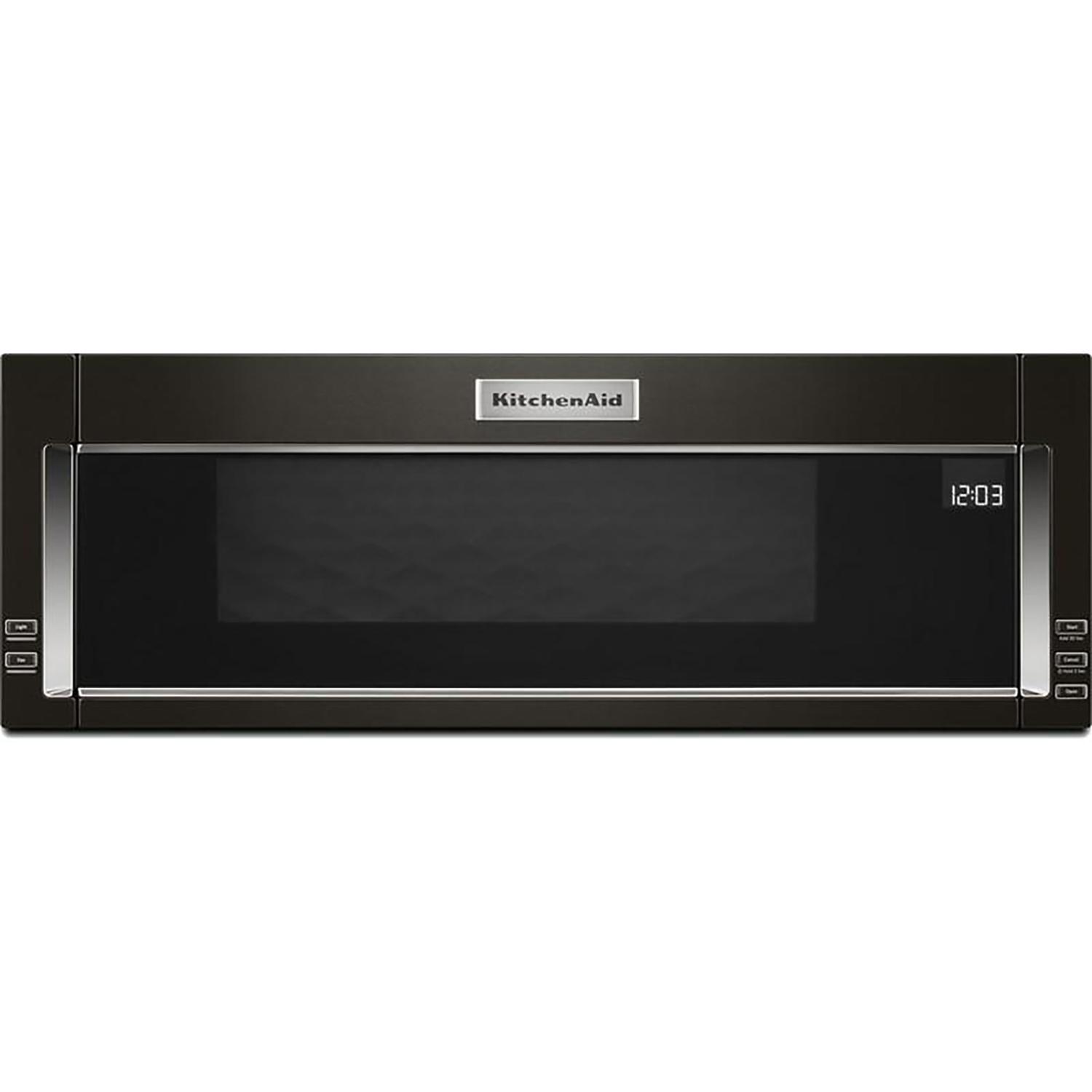 30" 1.1 cu.ft. Over-the-Range Microwave Oven Black Stainless