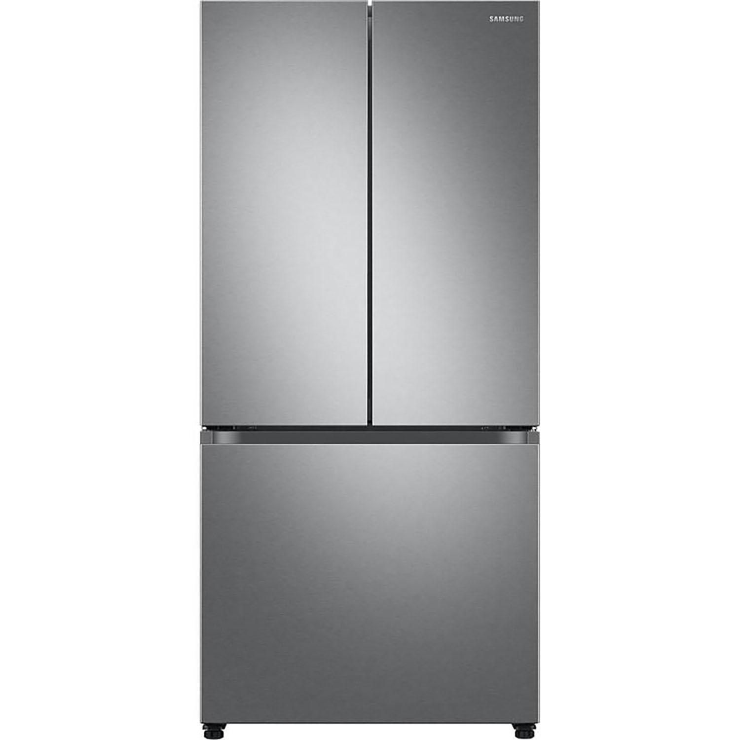 32" 24.5cf 3-Door Refrigerator w/ Beverage Center