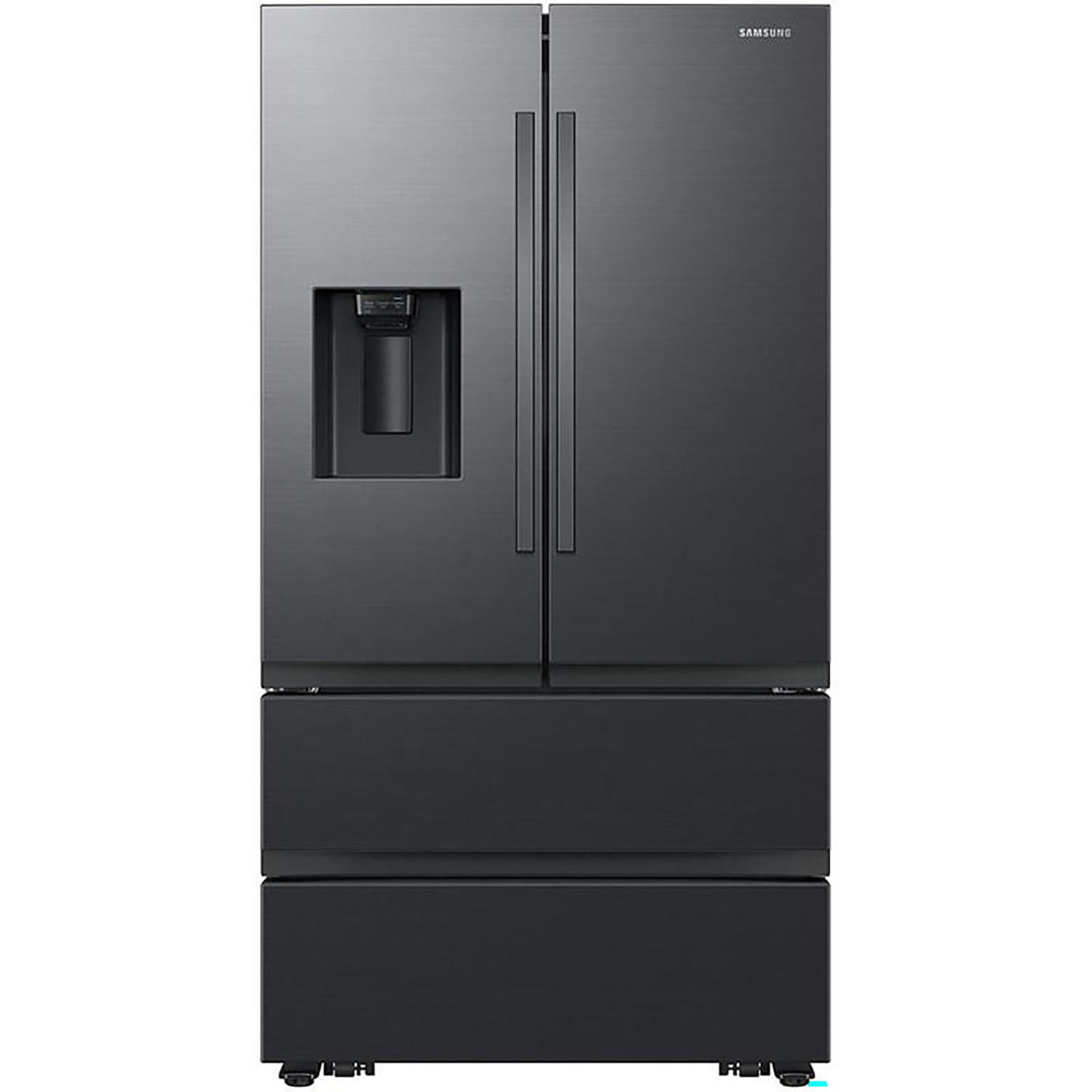 36" 30 cu.ft. French 4-Door Refrigerator Black Stainless