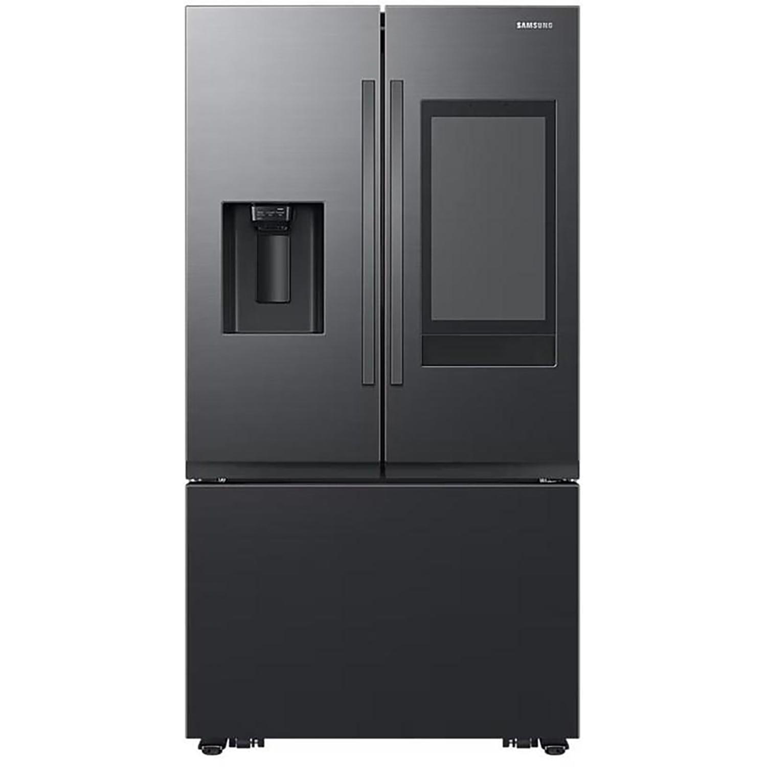 36" 30cf French 3-Door Refrigerator w/ Family Hub™ Black SS