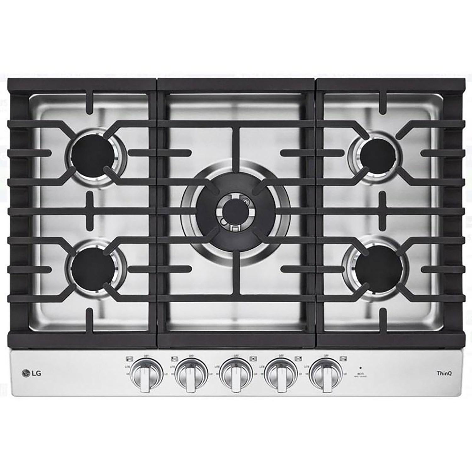 30" Built-in Gas Cooktop with ThinQ® Technology