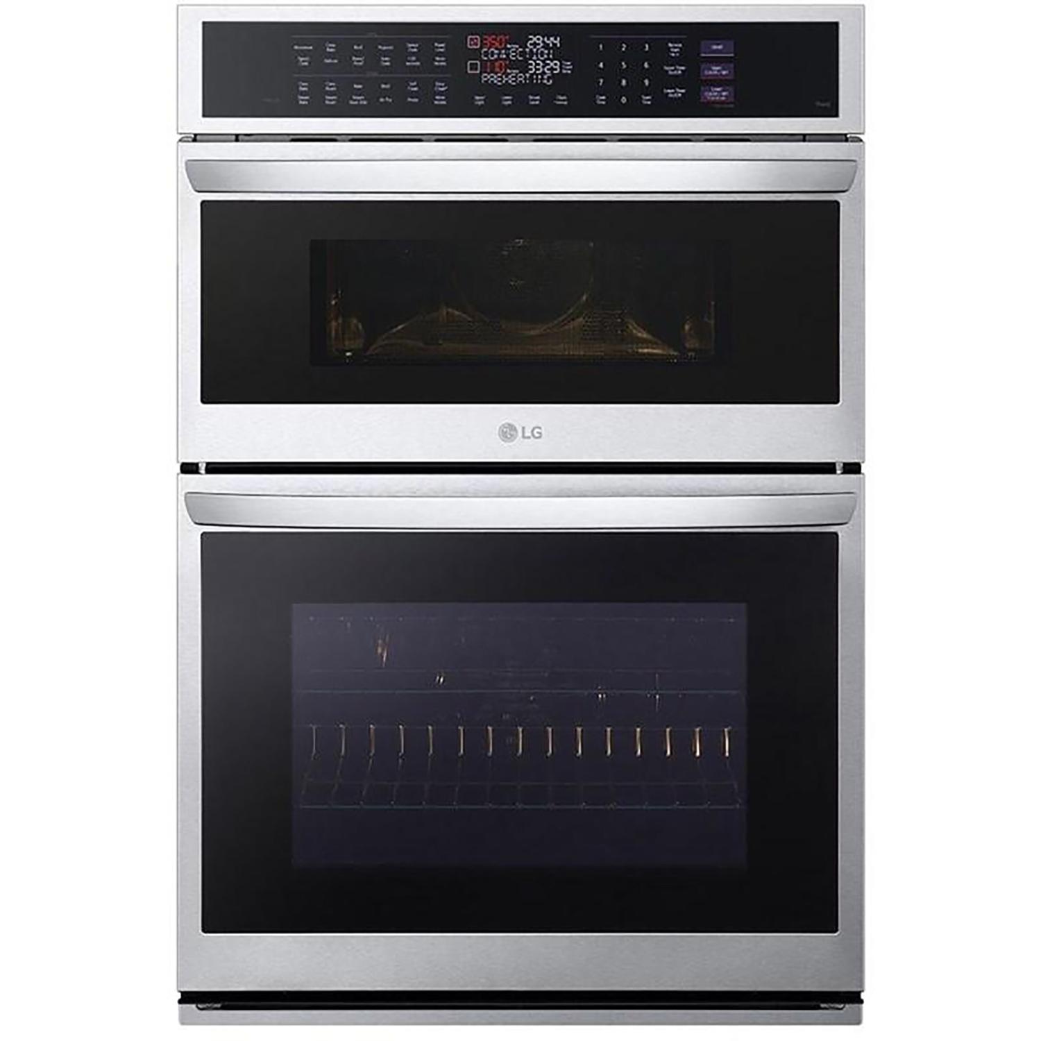 1.7/4.7 Cu.Ft. Combo Wall Oven with Convection and Air Fry