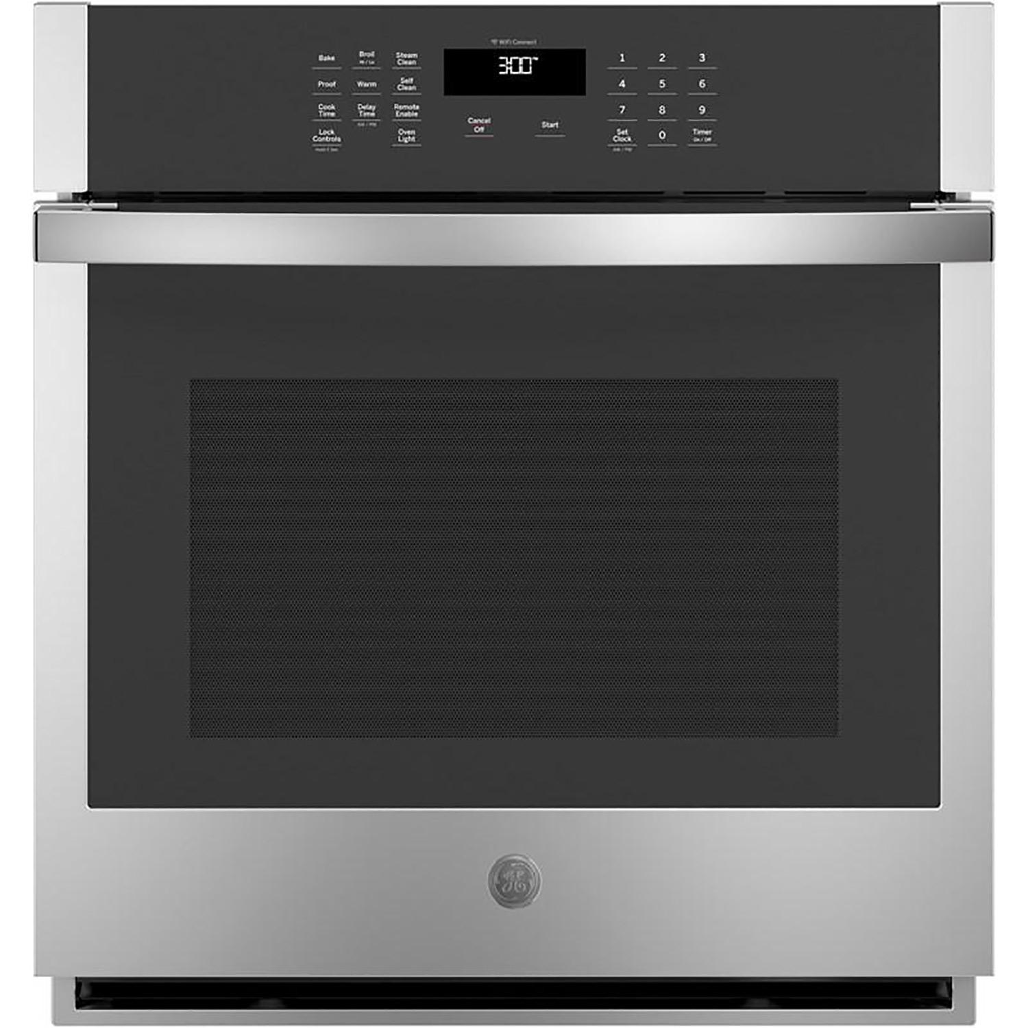 27" Smart Single Electric Wall Oven Self-Cleaning Stainless