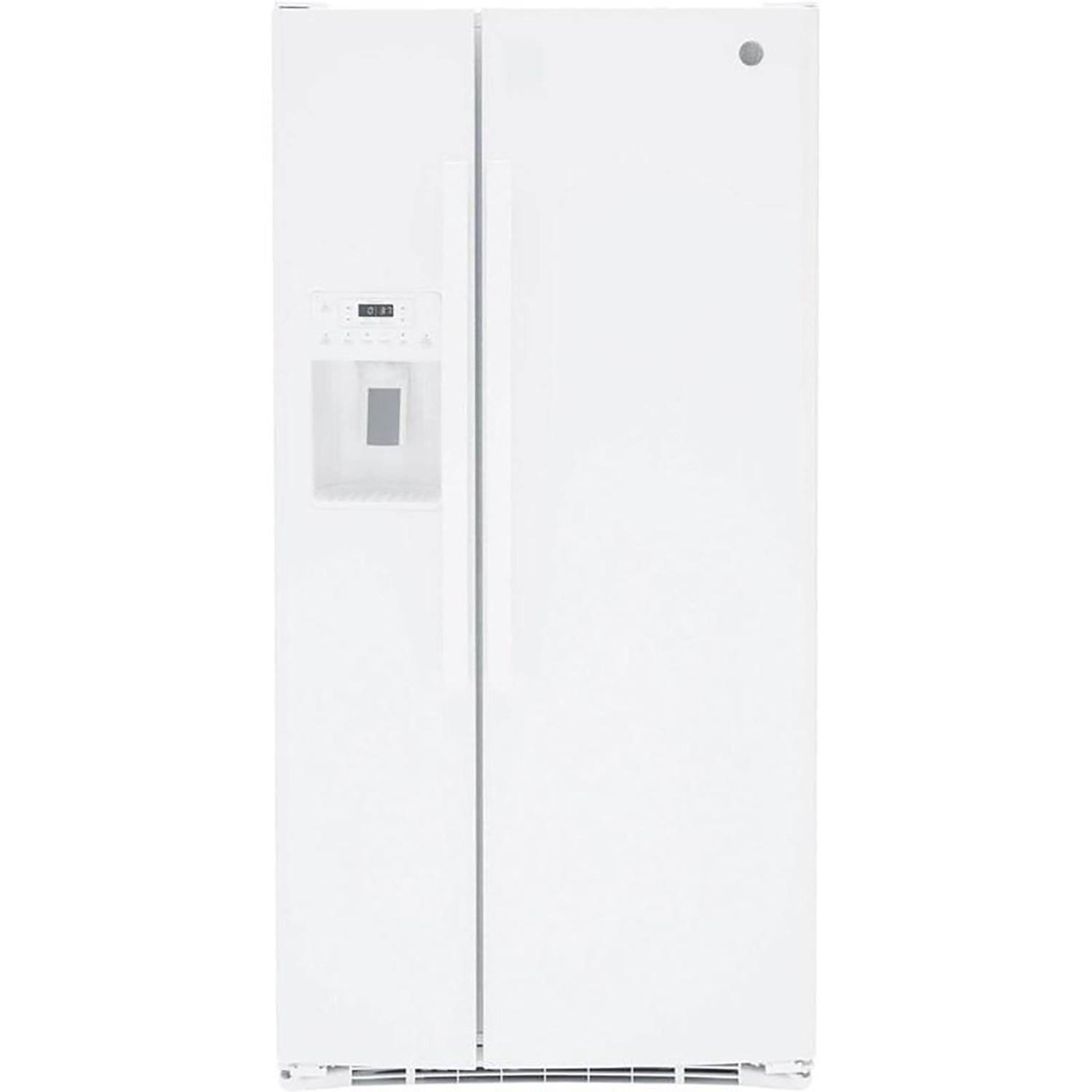 33" 23 Cu.Ft. Side-By-Side Refrigerator with Water & Ice