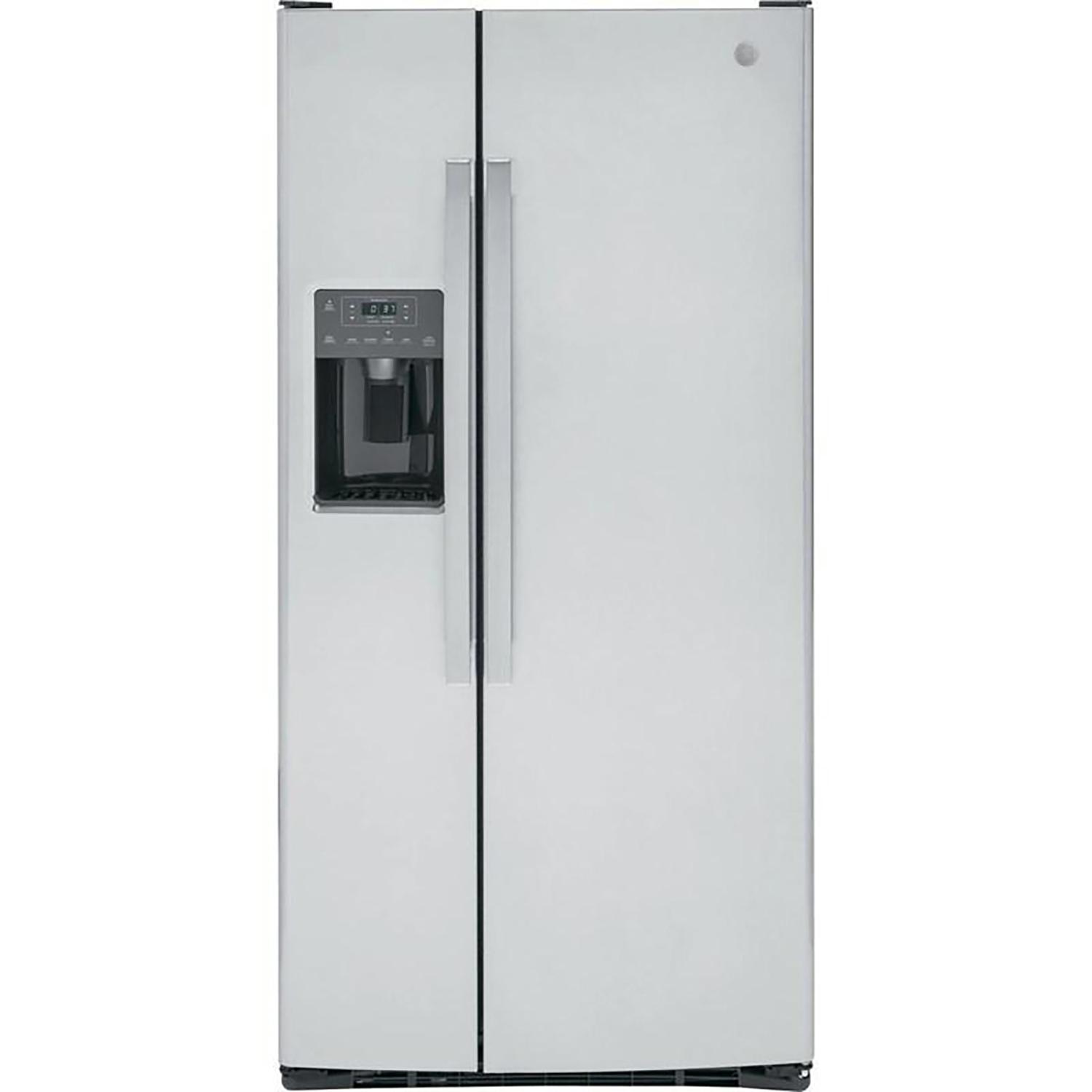 33" 23 Cu.Ft. Side-By-Side Refrigerator with Water & Ice