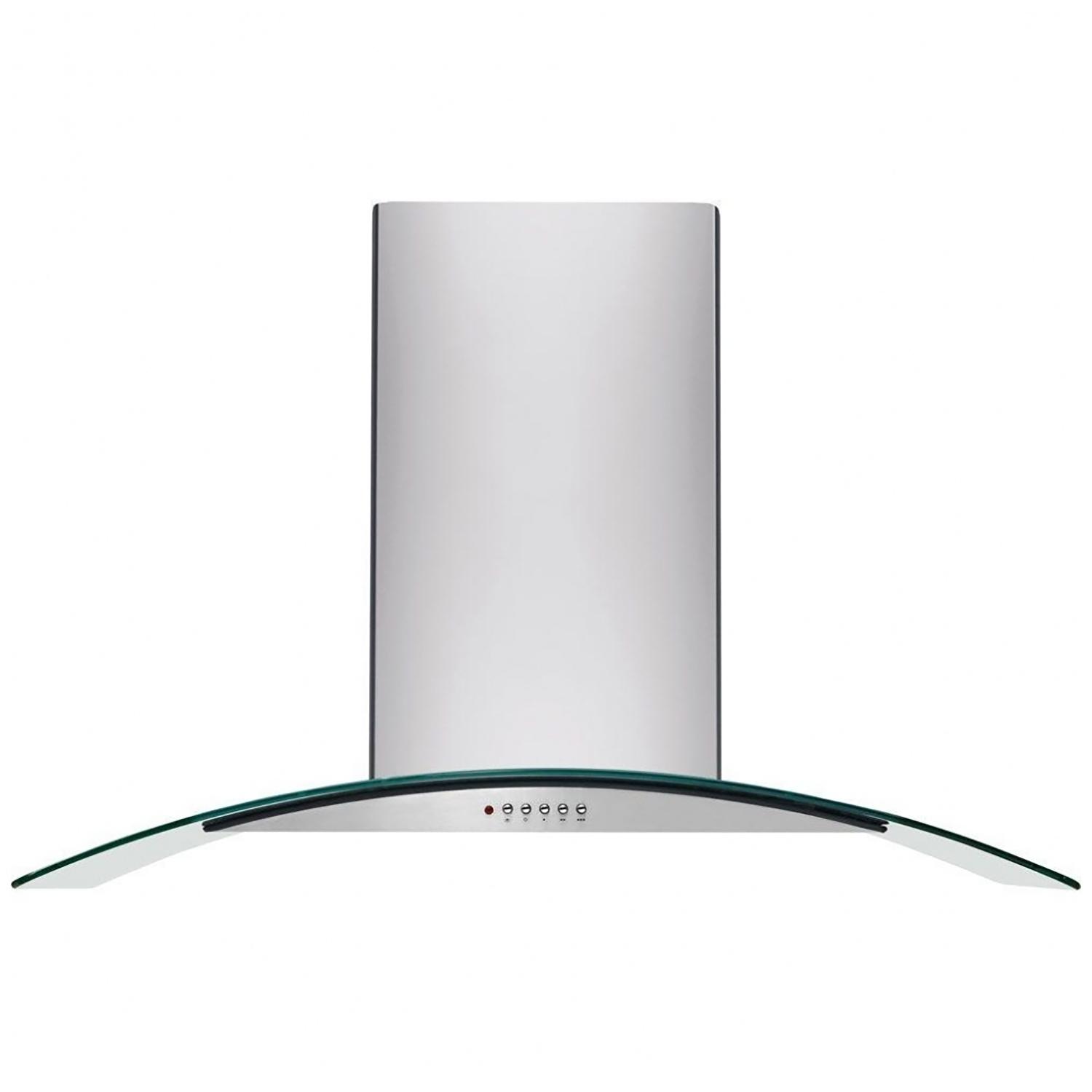 30" Glass Canopy Wall-Mount Hood