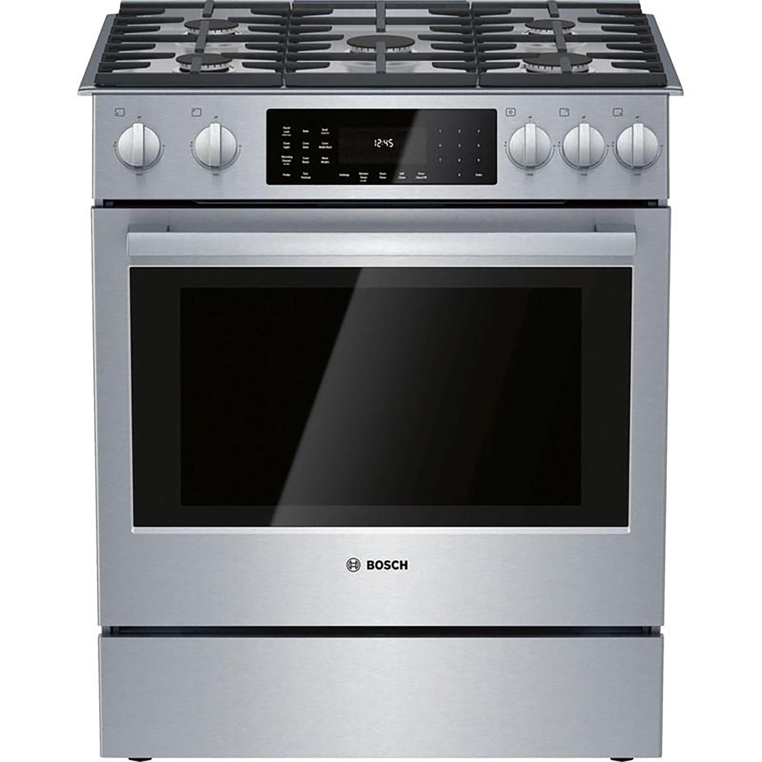 30" Dual Fuel Range 11 Specialized Cooking Modes