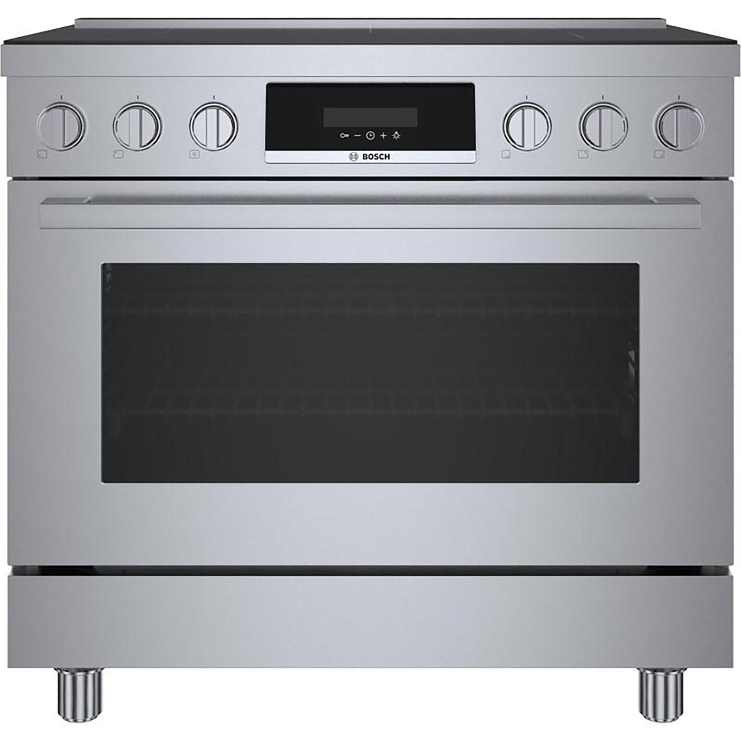 36" Industrial Style Range, SS, Induction