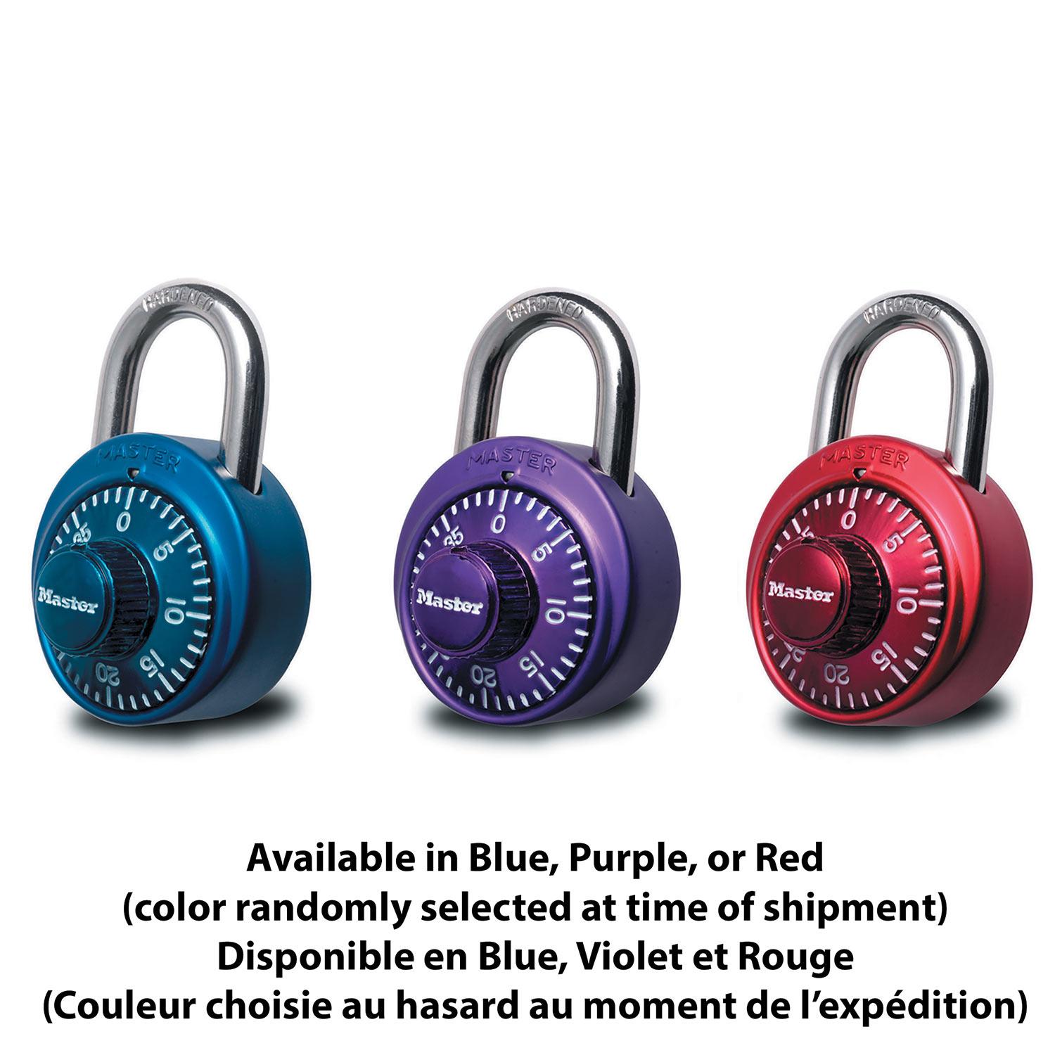 Cadenas à Combinaison 1-7/8" Couleurs Assorties