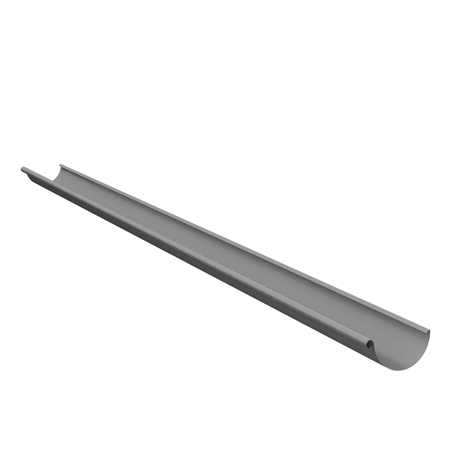 6" Half Round Gutter 10'- Anthracite Metallic