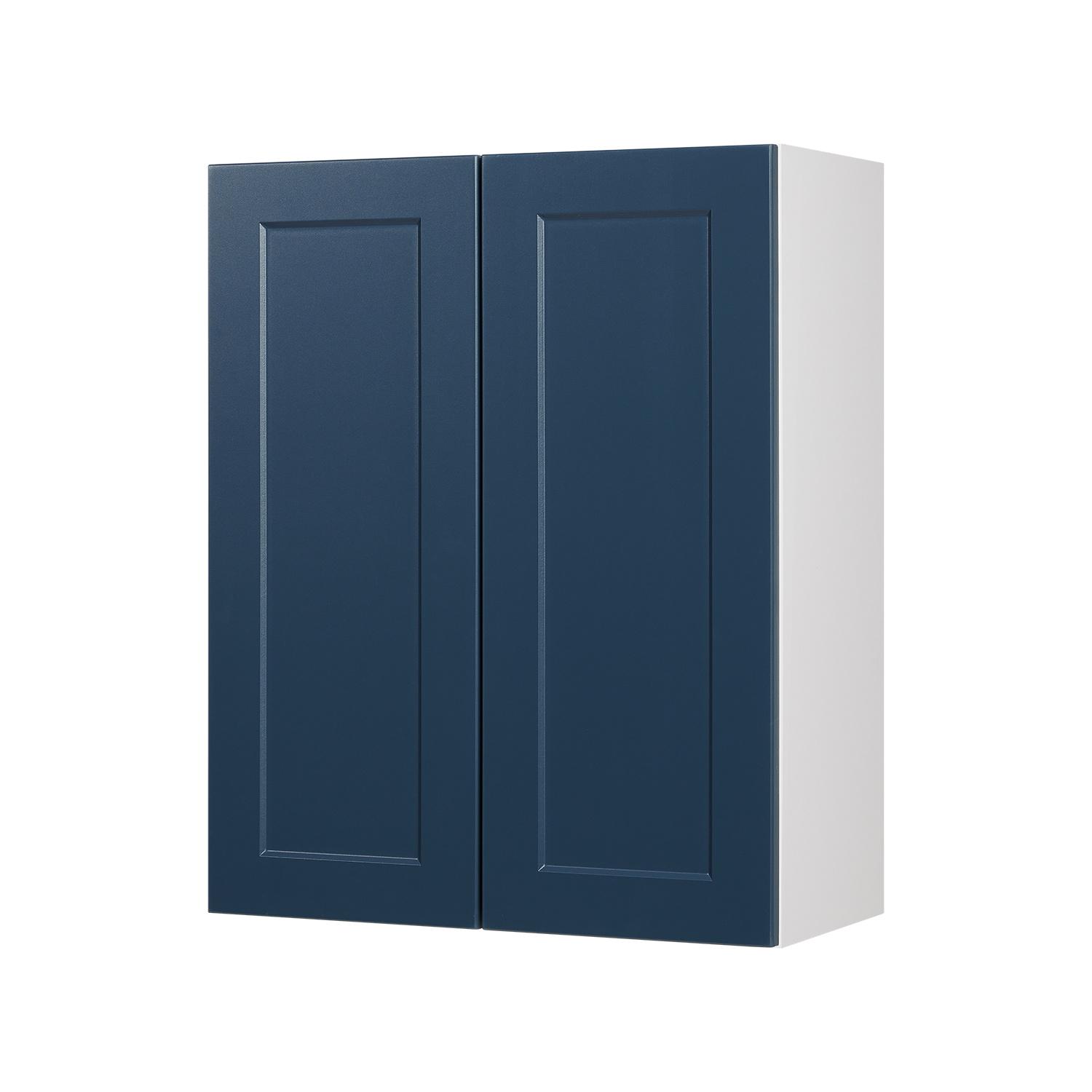 Wall Cabinet 24x30 Shaker Dark Blue