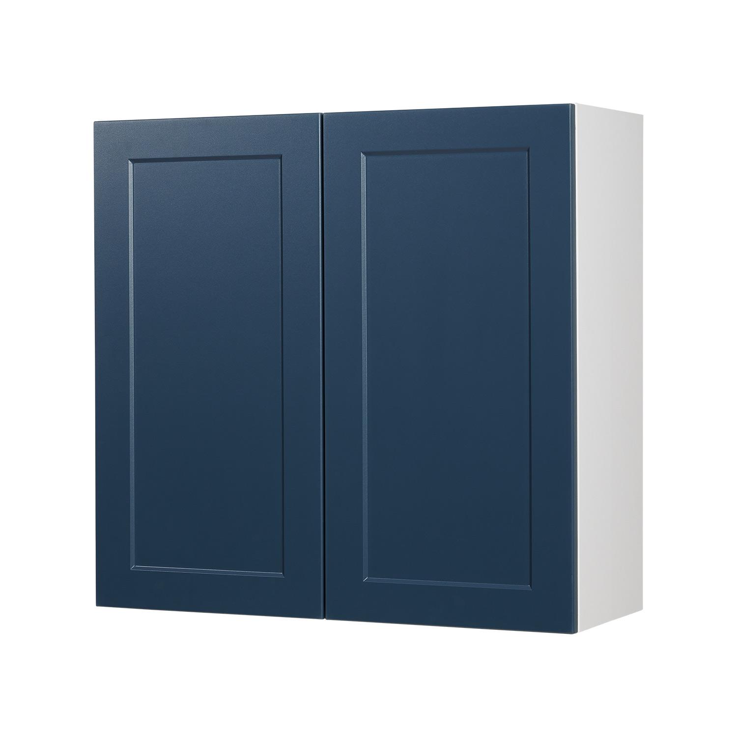 Wall Cabinet 30x30 Shaker Dark Blue