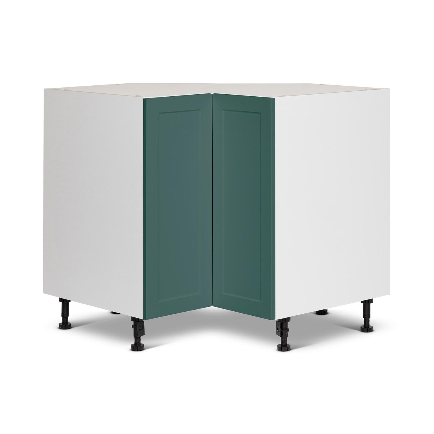 Base Corner 36x36 Shaker Dark Green Luminia