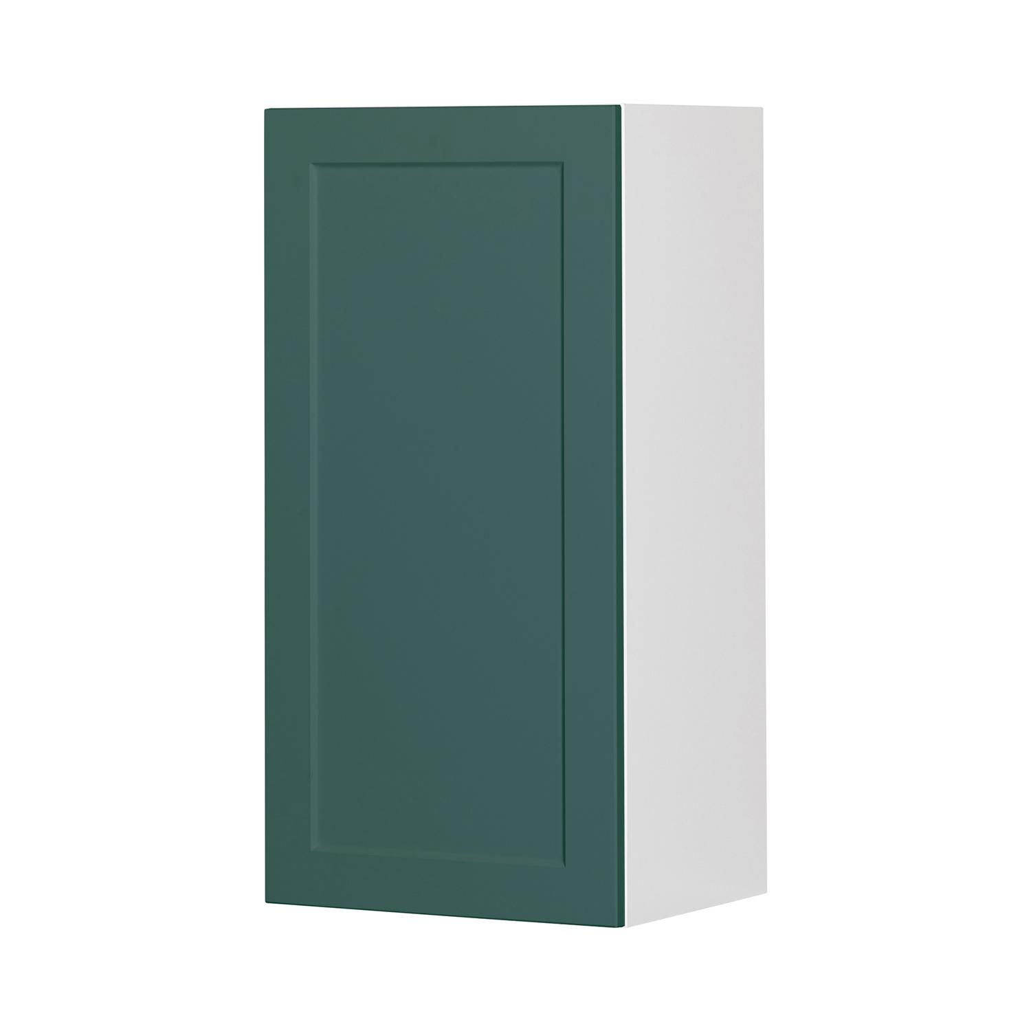 Wall Cabinet 18x30 Shaker Dark Green Luminia