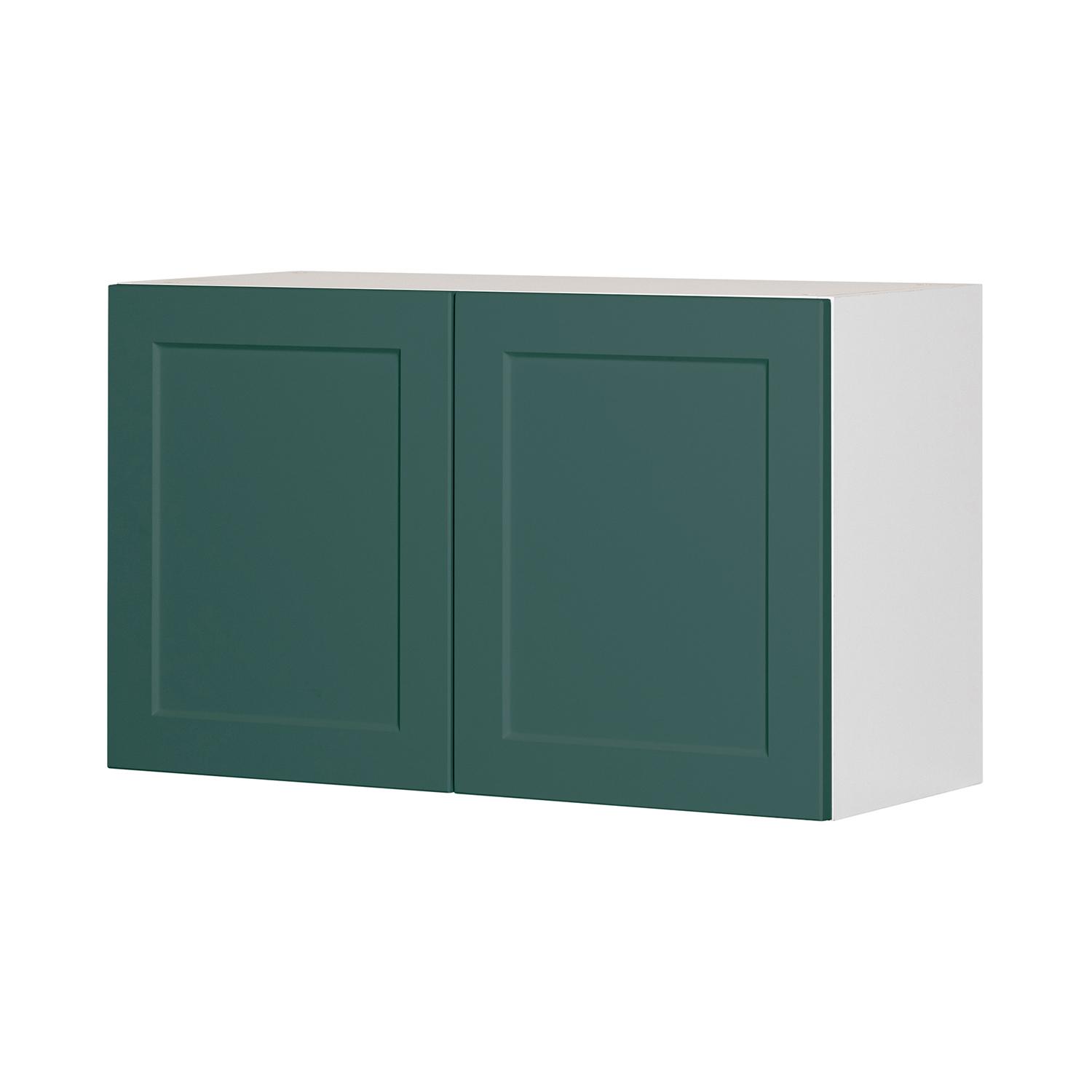 Wall Oven Cabinet 30x18 Shaker Dark Green Luminia