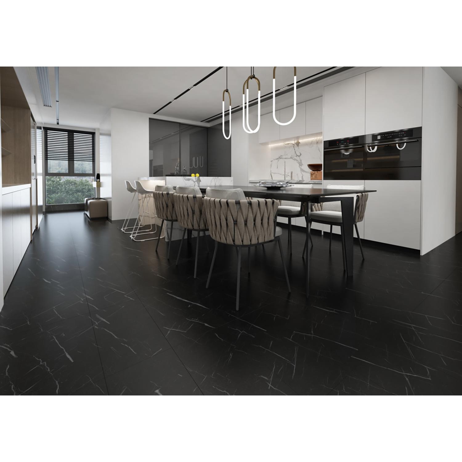 12"x24" Nero Marquina Curate HG Vinyl Flooring 20.03 Sq-Ft