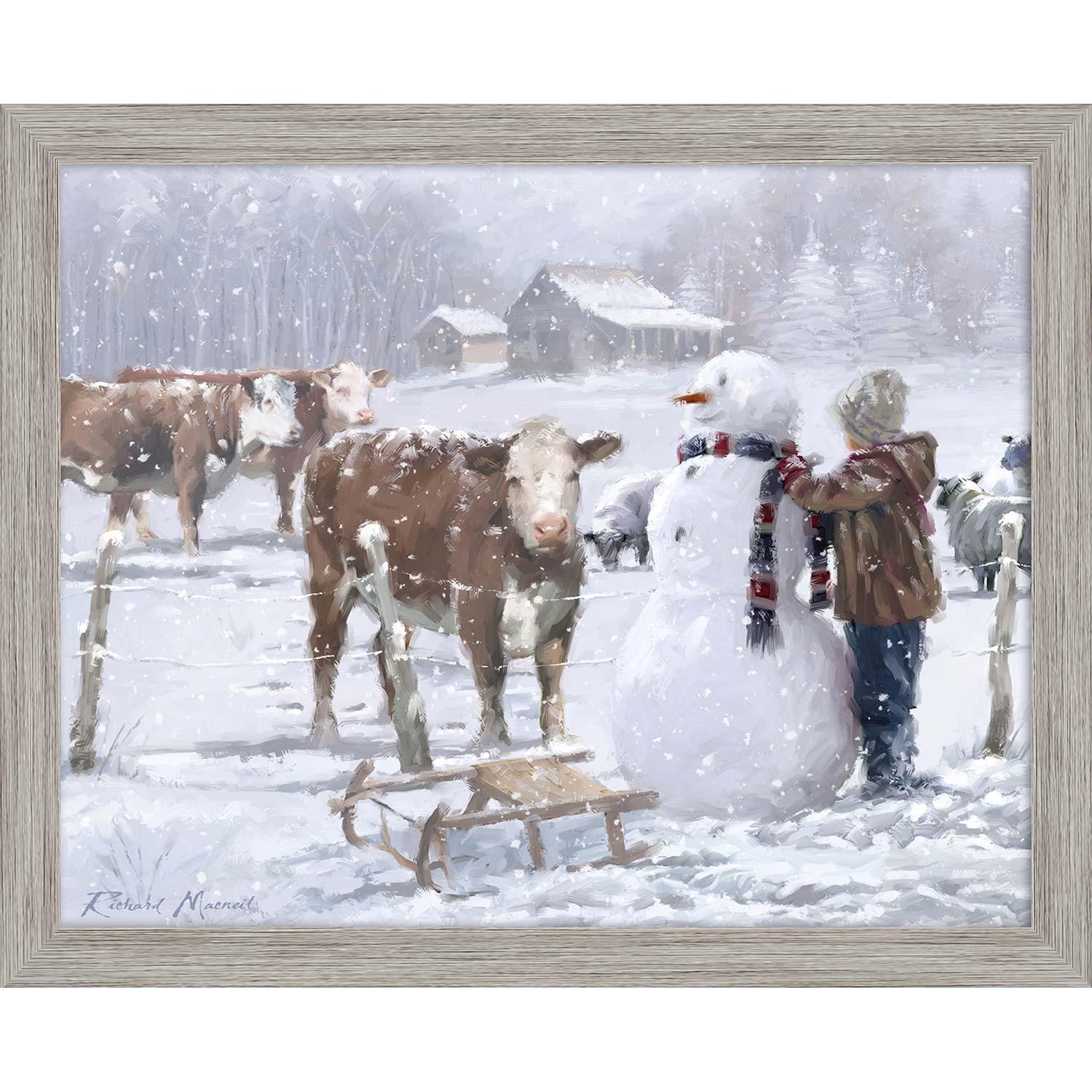 Winter Farm 25"x31"
