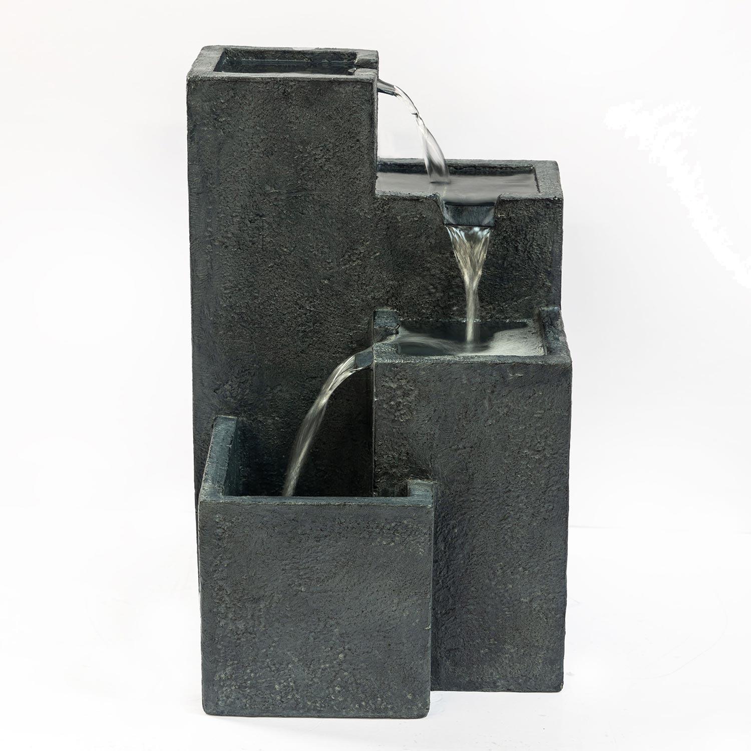 Fountain Four Grey Boxes