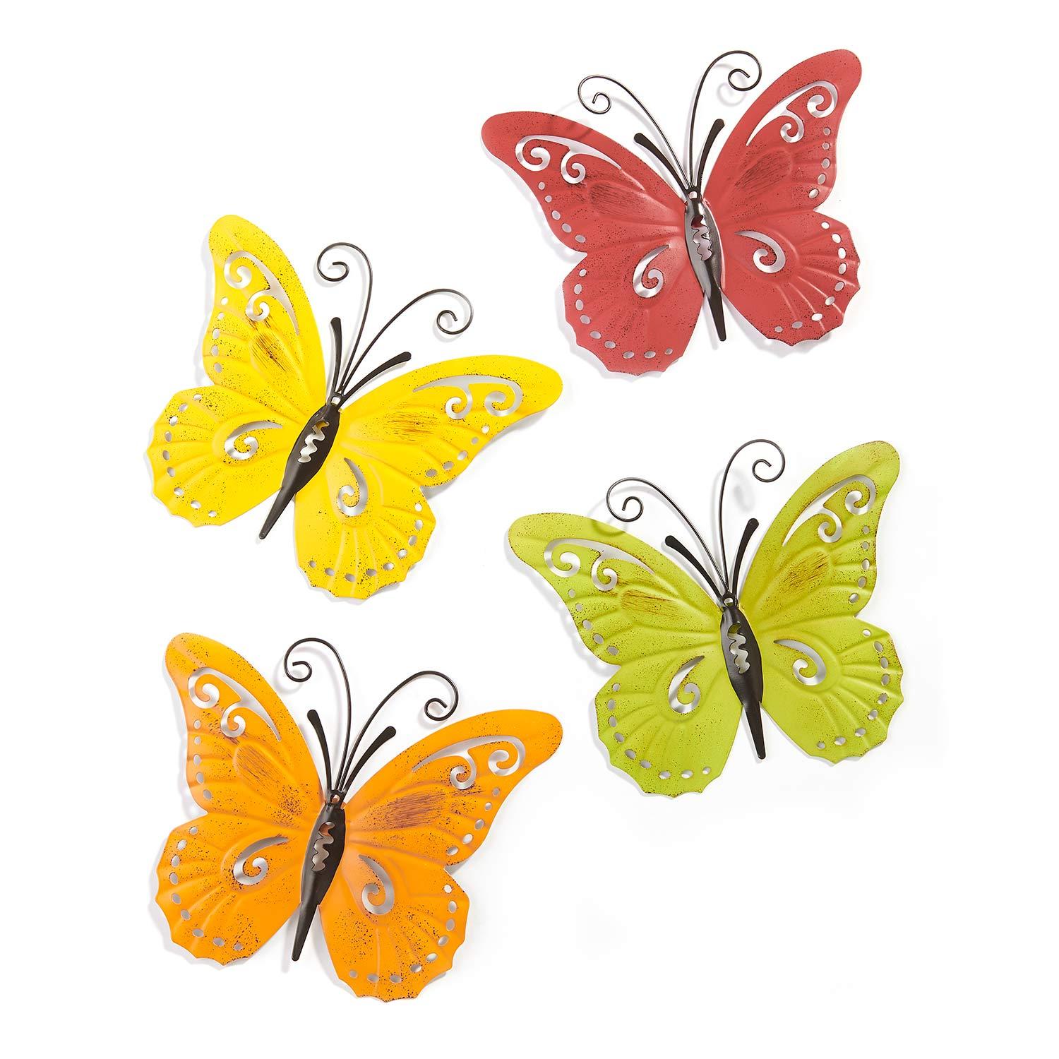 Butterfly Plaque 4 Assorted