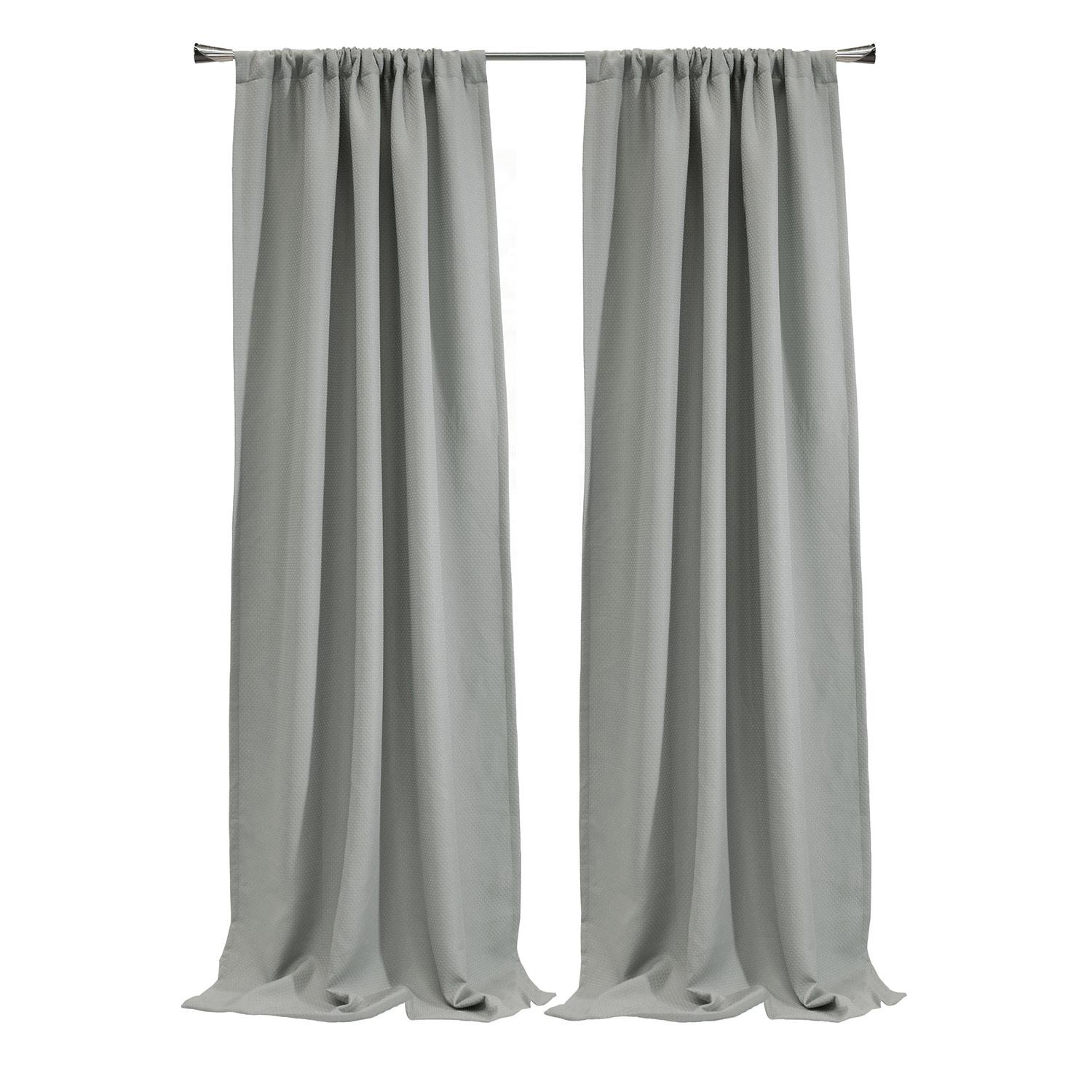Birmingham Room Darkening Dual Header Panel 52x84 Silver