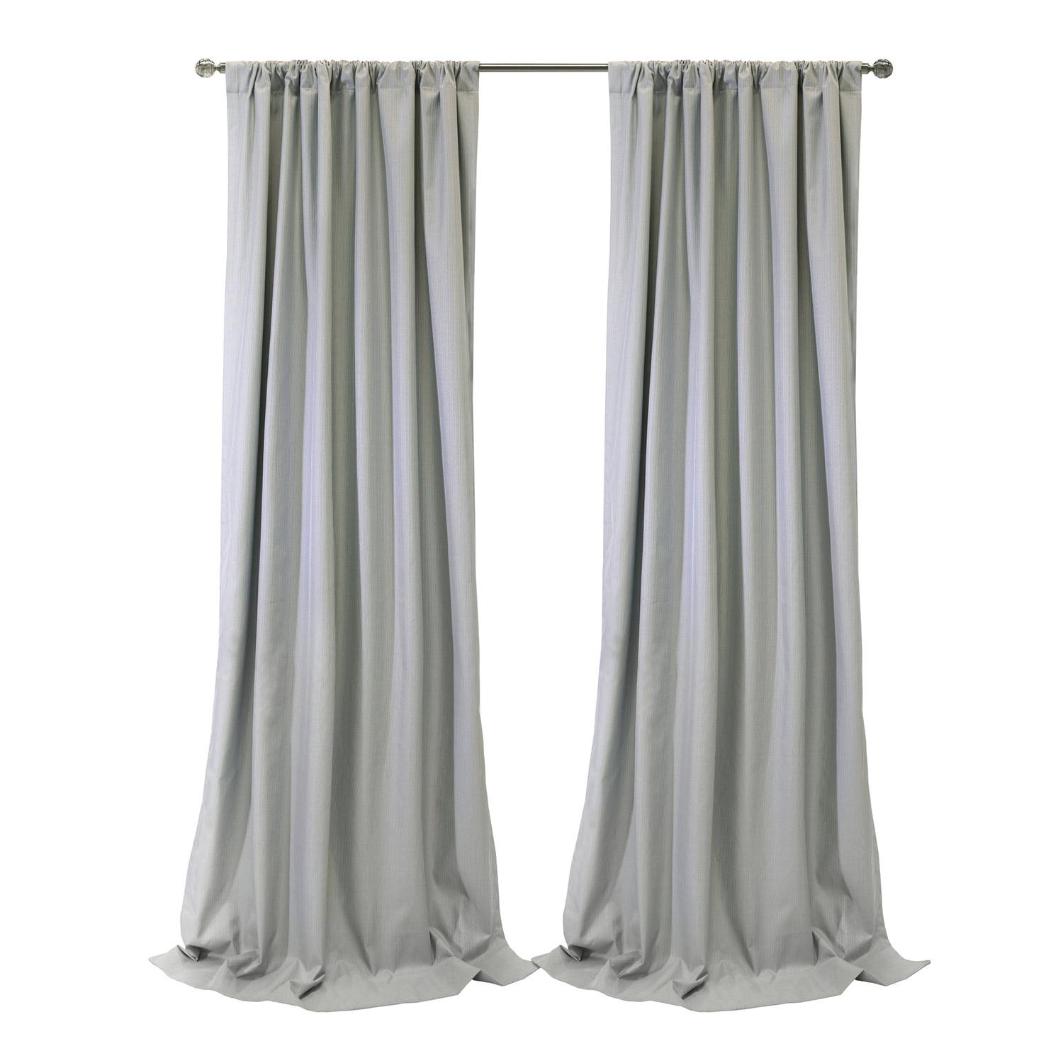 Brooklyn Blackout Dual Header Curtain Panel 52 x 84