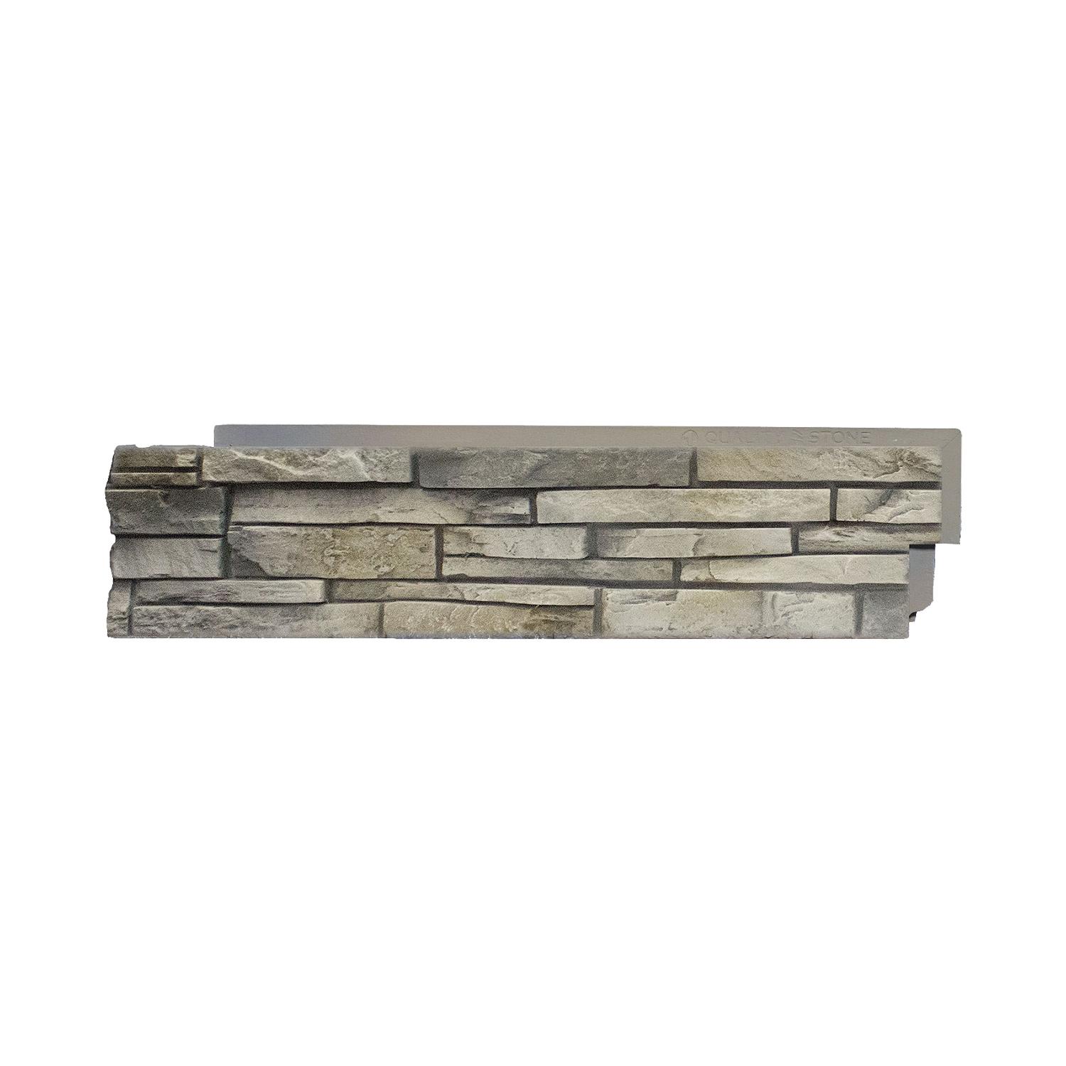 Stacked Stone Corner Panel LH 1.0 sqft - Limestone