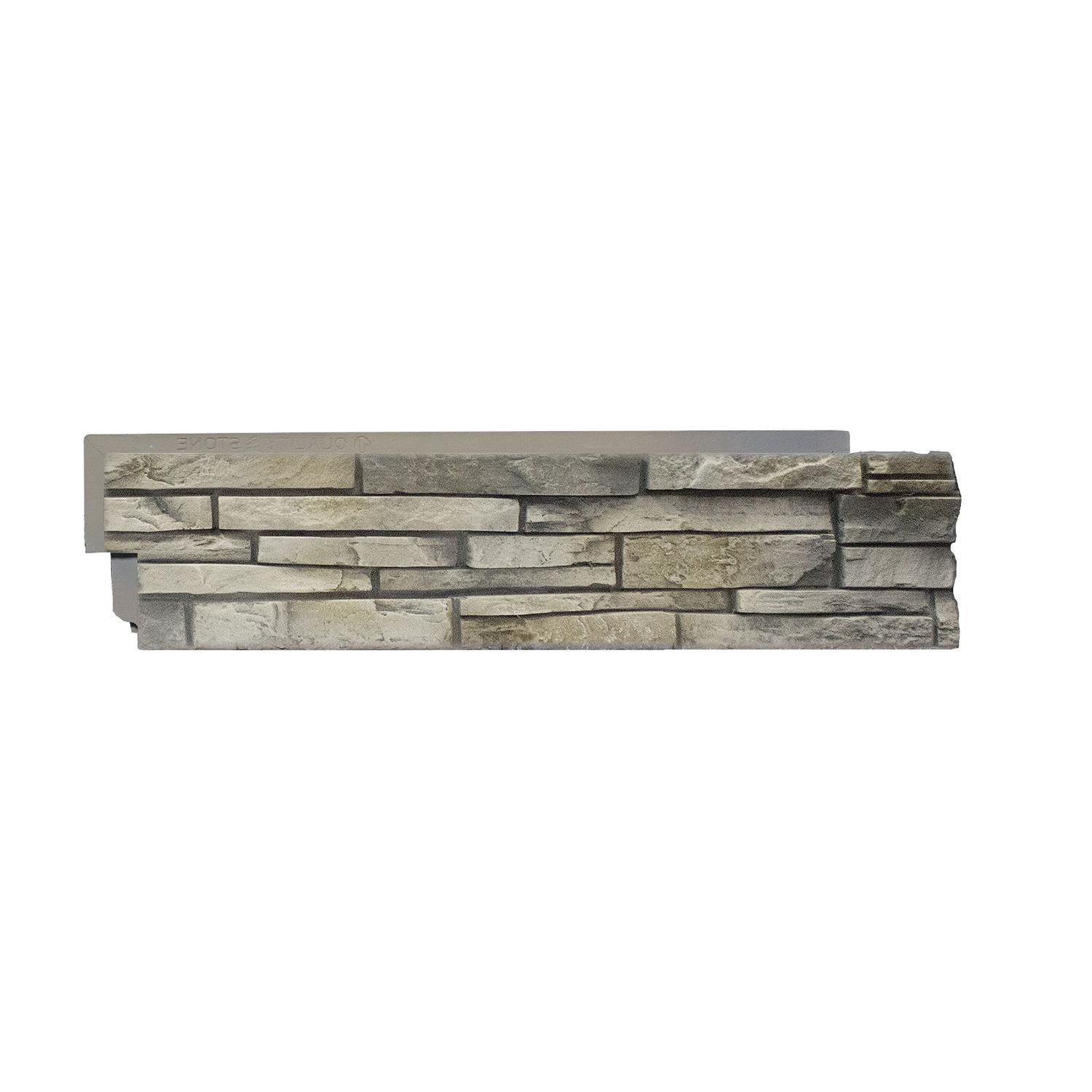 Stacked Stone Corner Panel RH 1.0 sqft - Limestone