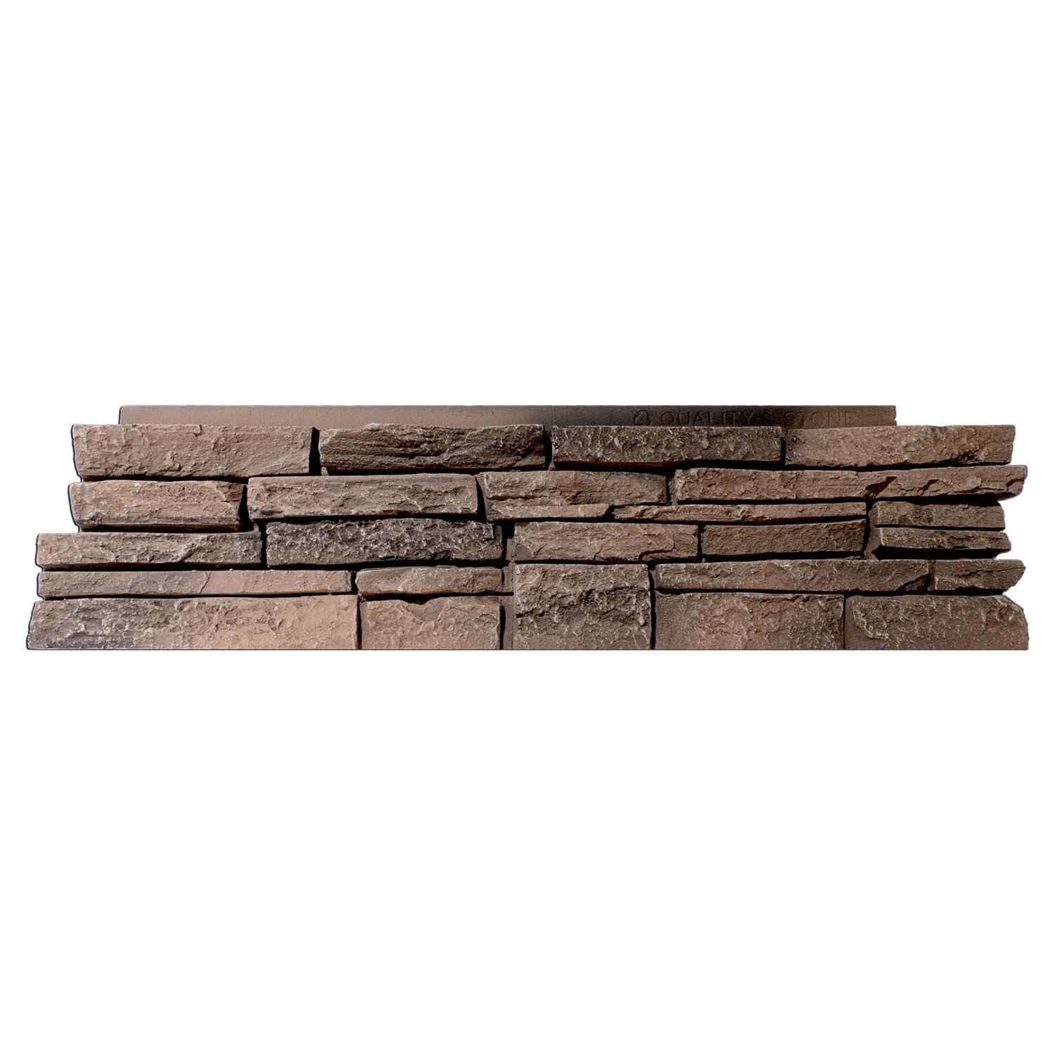 Stacked Stone Corner Panel RH 1.0 sqft - Rustic Tan