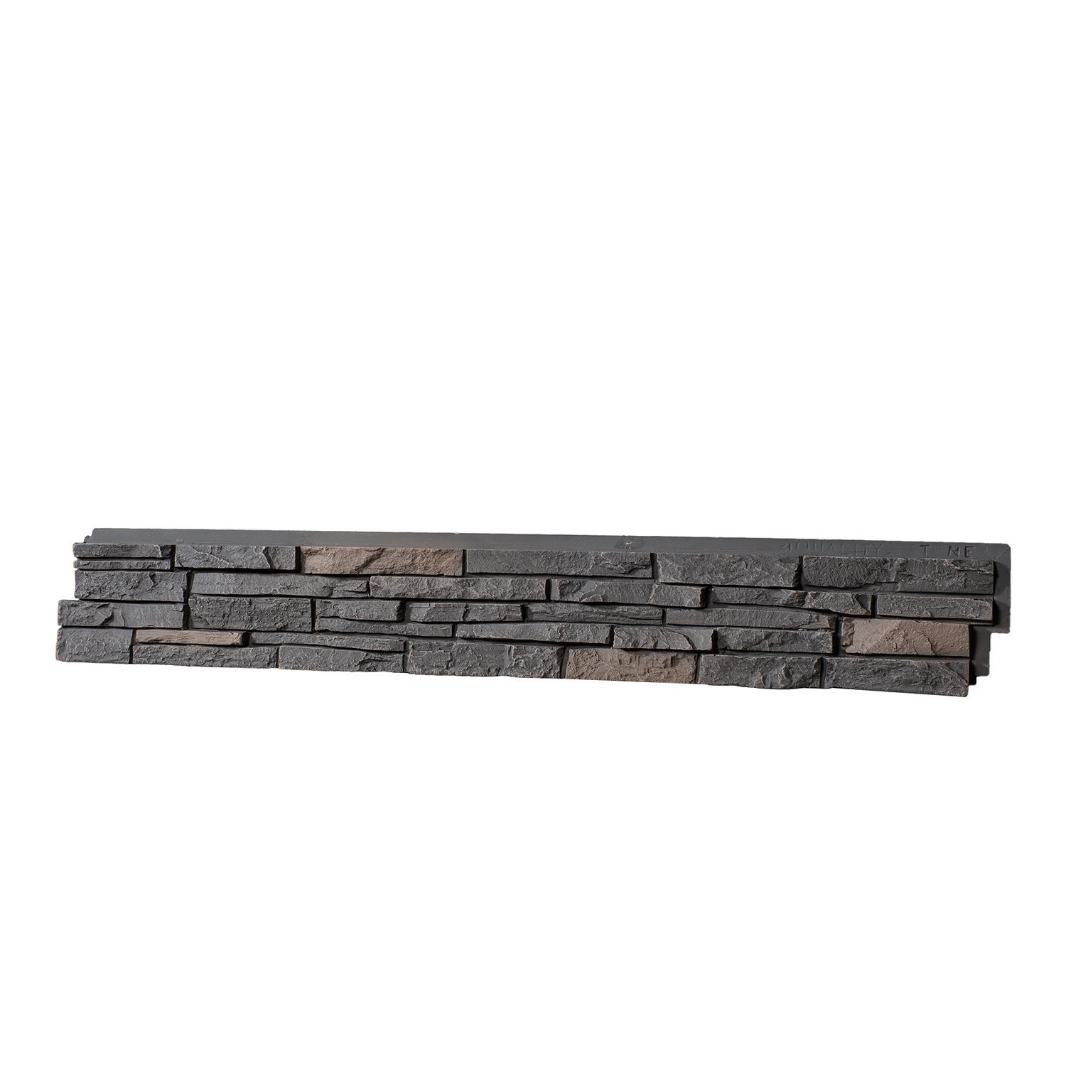 Stacked Stone Panel 2.0 sqft - Black Blend
