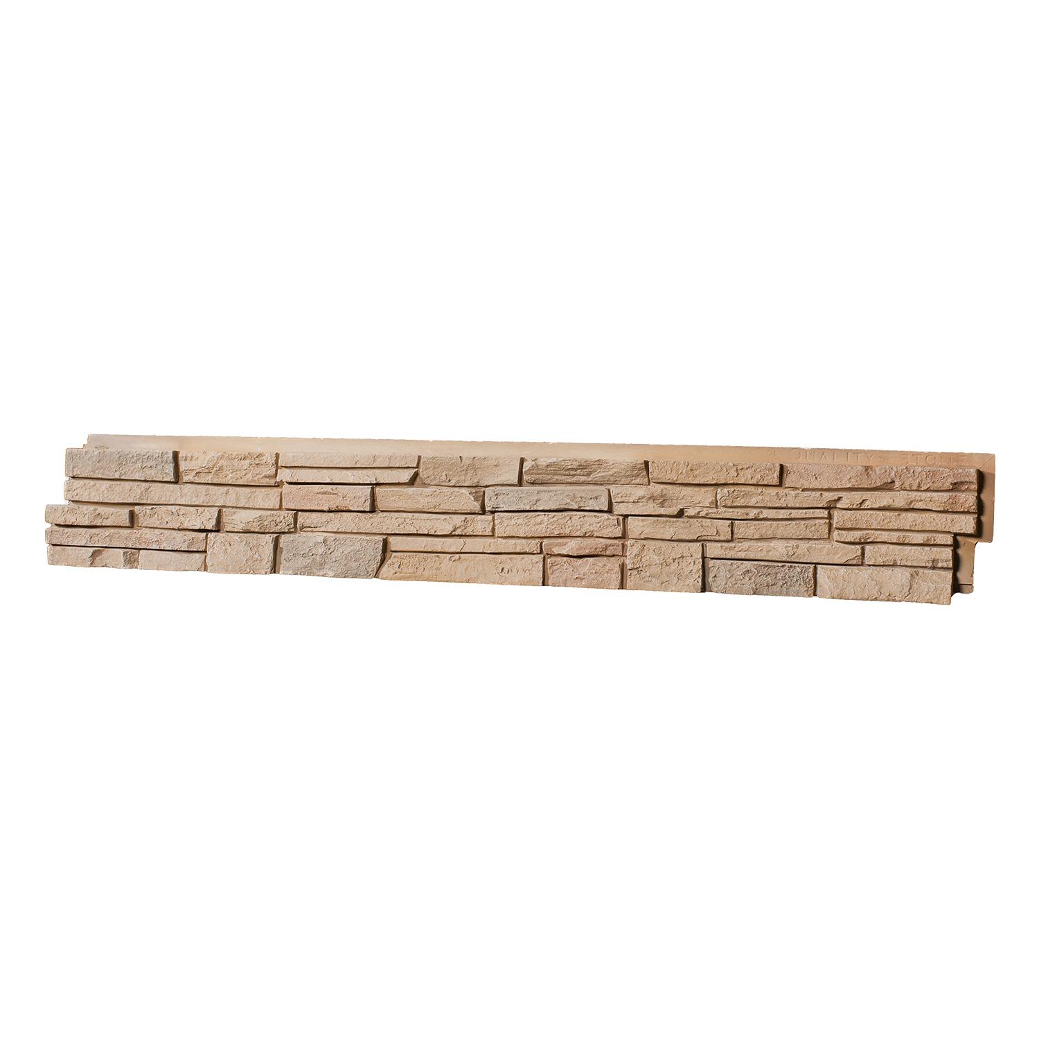 Stacked Stone Panel 2.0 sqft - Light Brown Blend