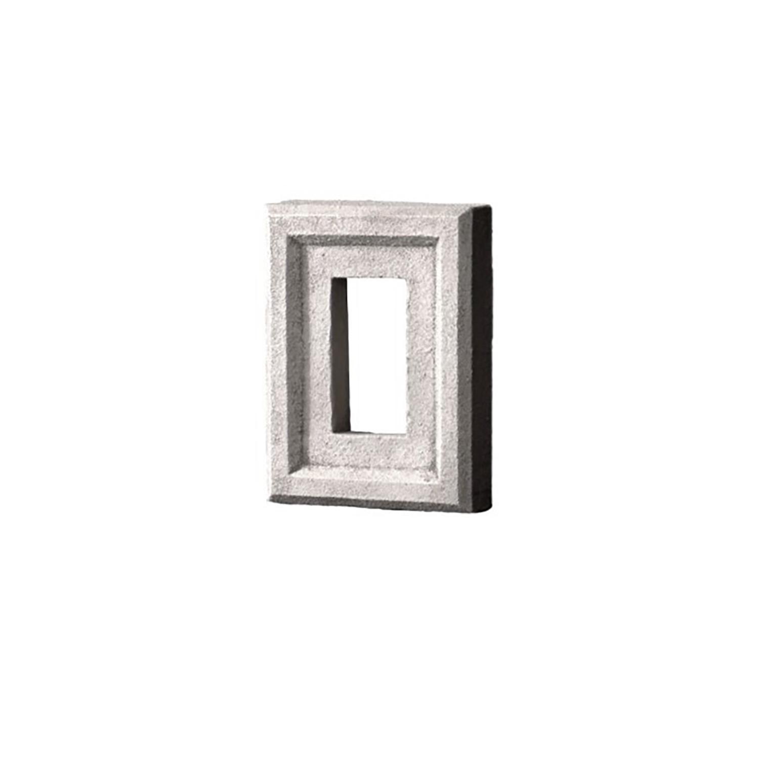 Electrical Trim 6.25" x 8.25" - Limestone