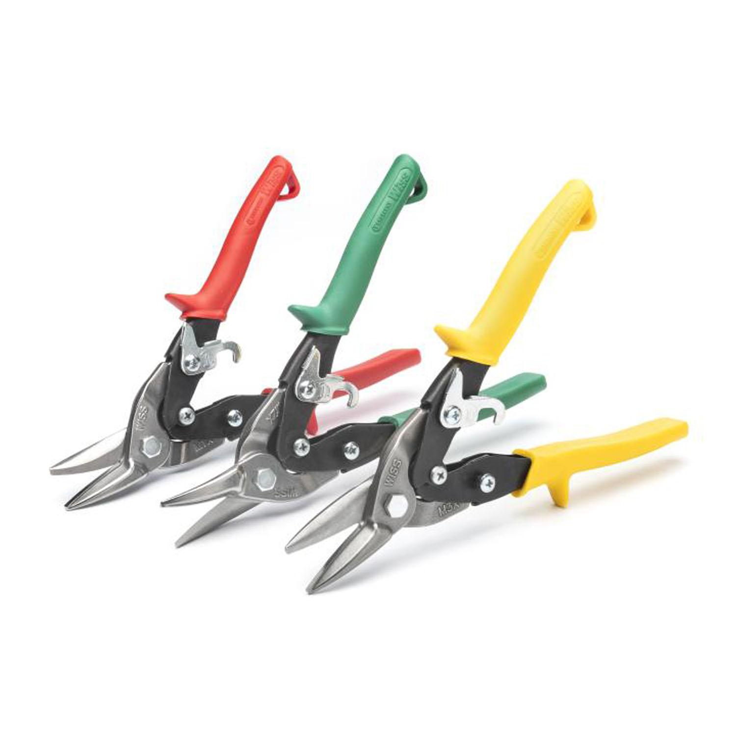 3 Piece Compound Action Aviation Snip Set