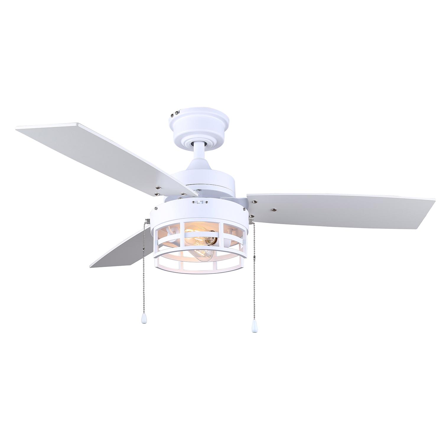 Attley Matte White Ceiling Fan