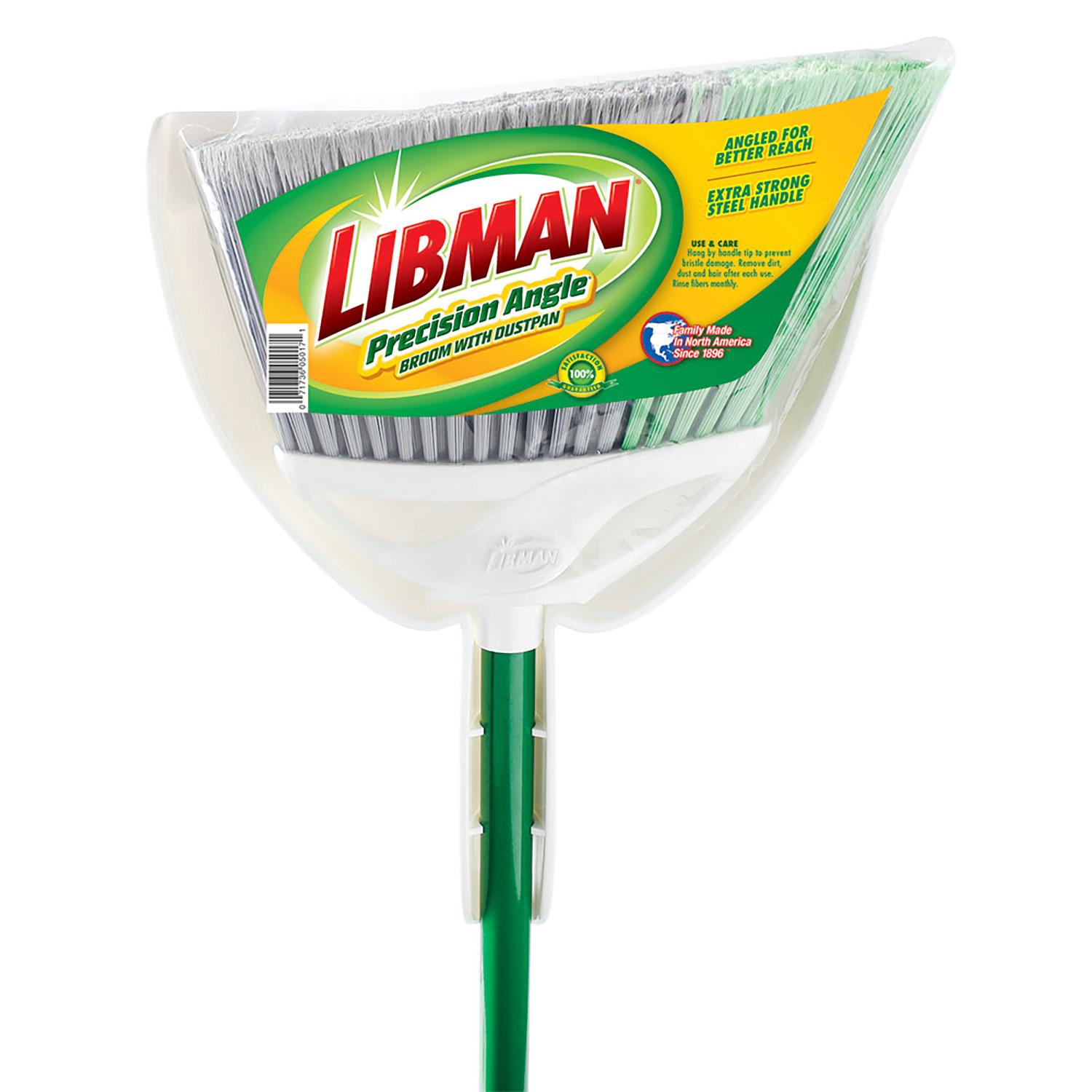 Precision Angle Broom And Dustpan